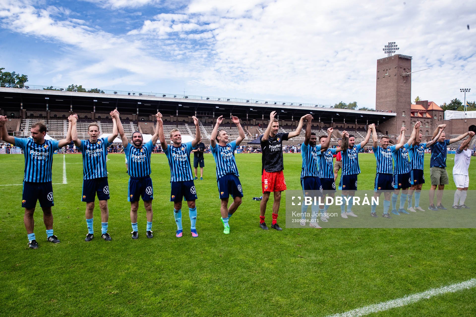 Djurgårdens Joel Riddez, Stefan Bergtoft, Abgar Barsom,