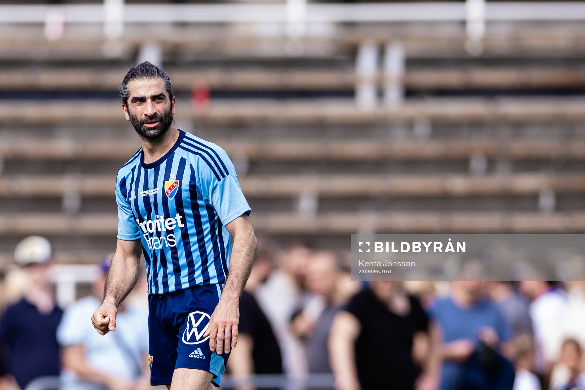 Djurgårdens Abgar Barsom i en legendarmatch mellan