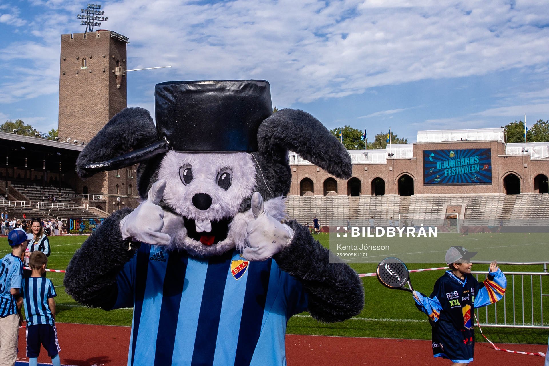 Djurgårdens maskot Järnkaninen