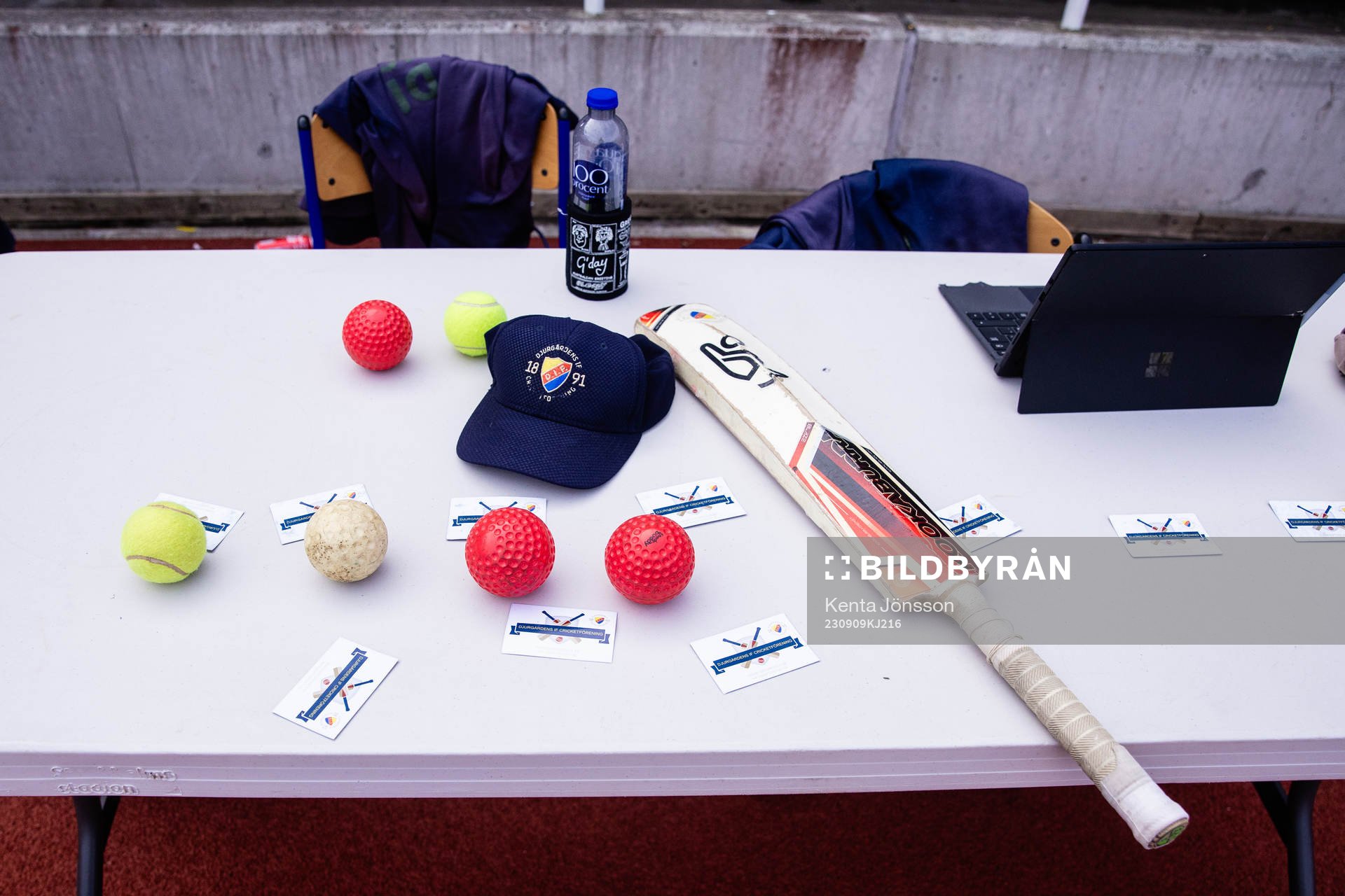 Bollar och cricketslagträ