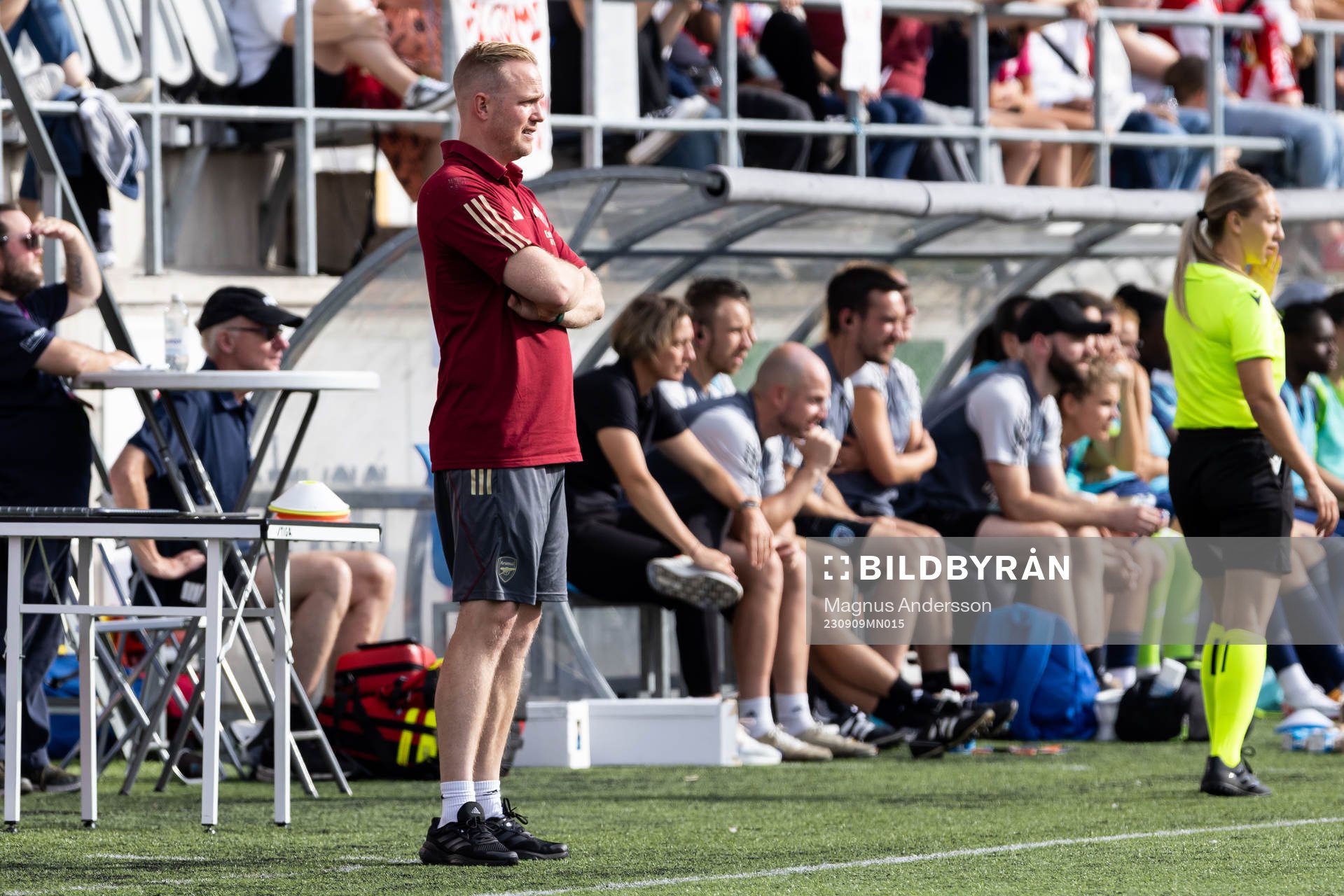 Head coach Jonas Eidevall of Arsenal