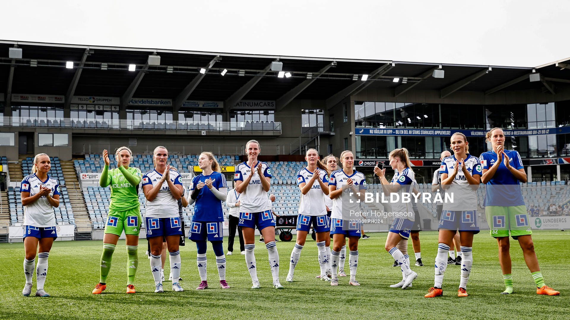 IFK Norrköpings spelare jublar