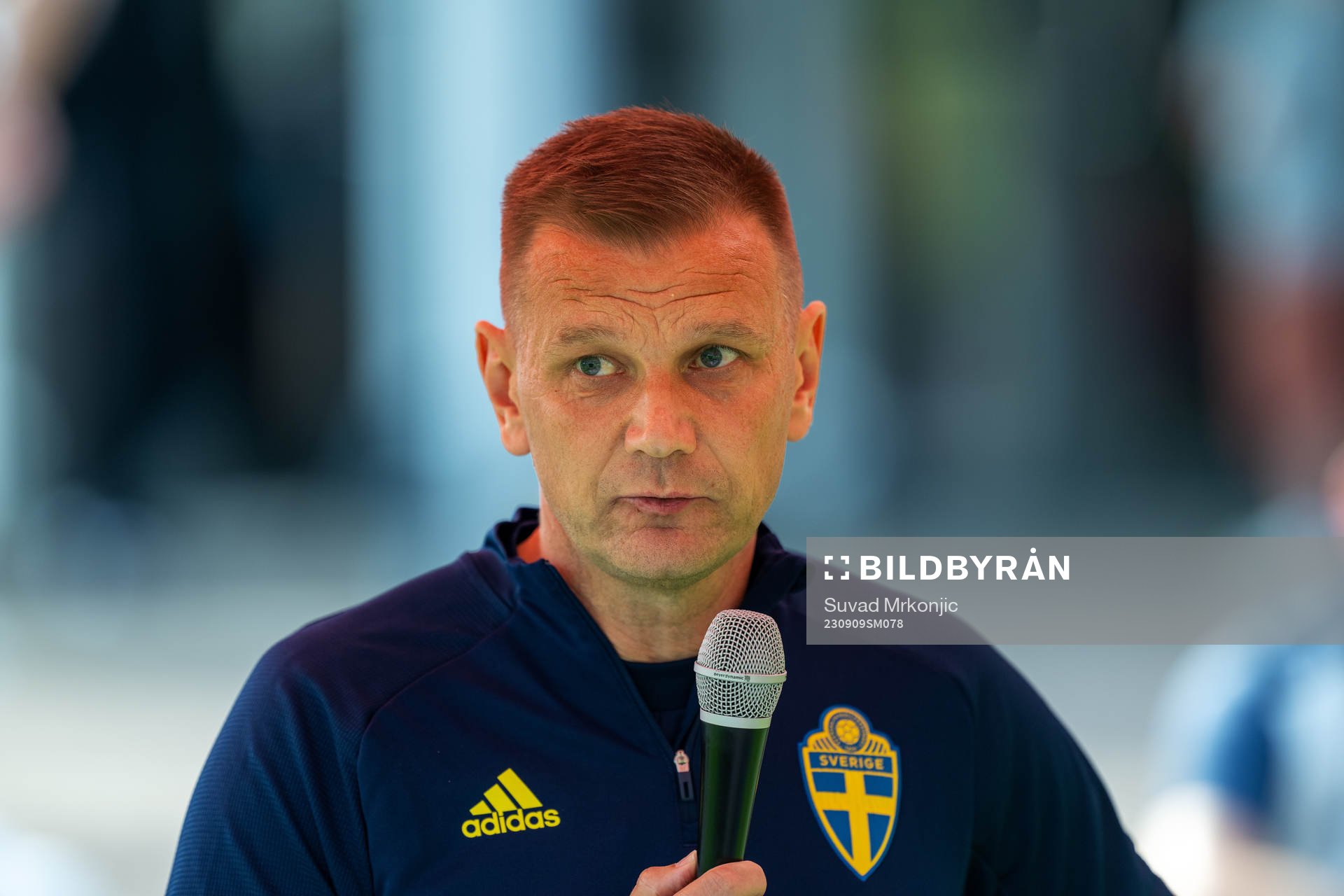 Headcoach Andreas Pettersson of Sweden