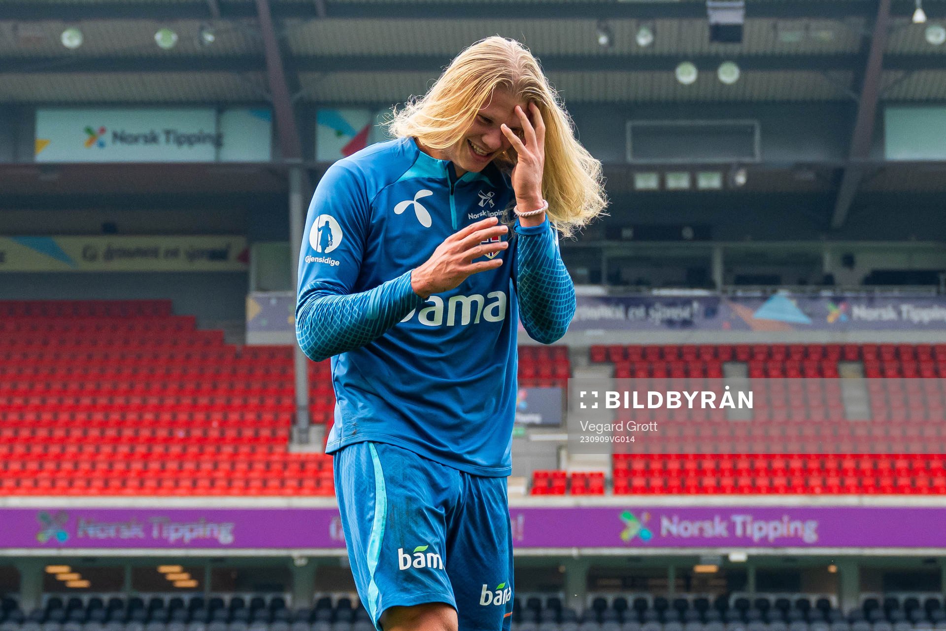 Erling Braut Haaland of the Norwegian national football team