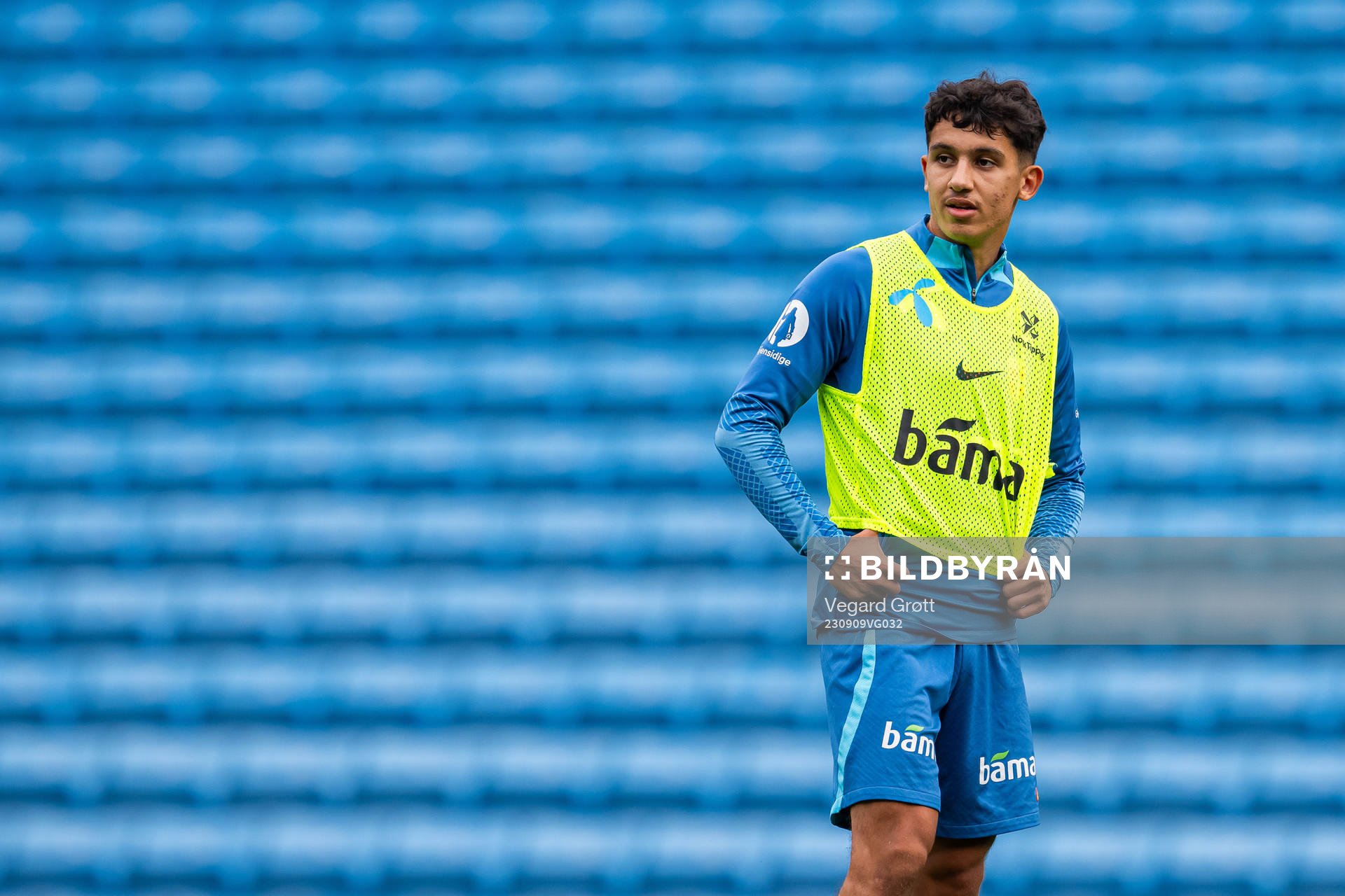 Osame Sahraoui of the Norwegian national football team