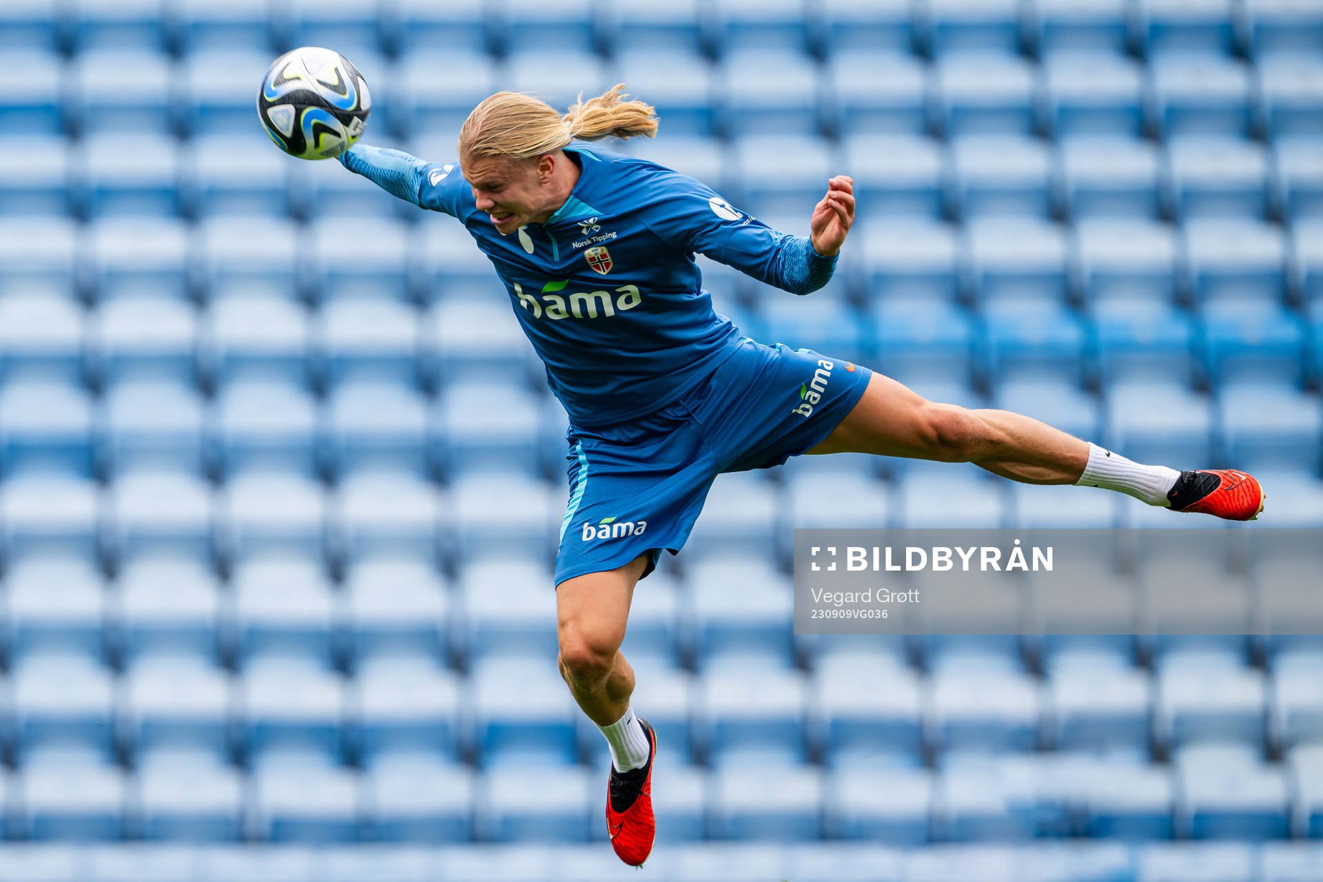 Erling Braut Haaland of the Norwegian national football team