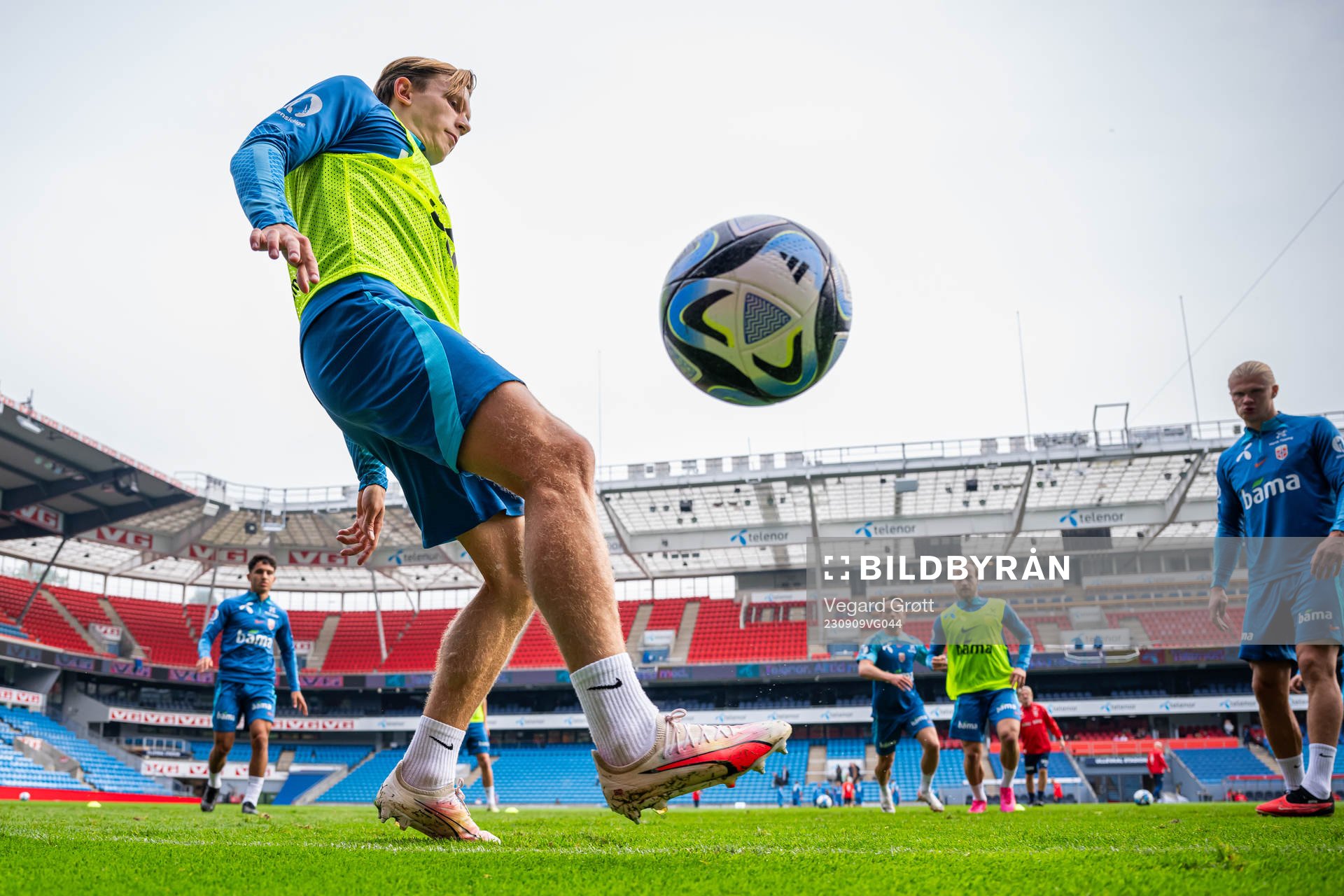 Marcus Holmgren Pedersen of the Norwegian national football