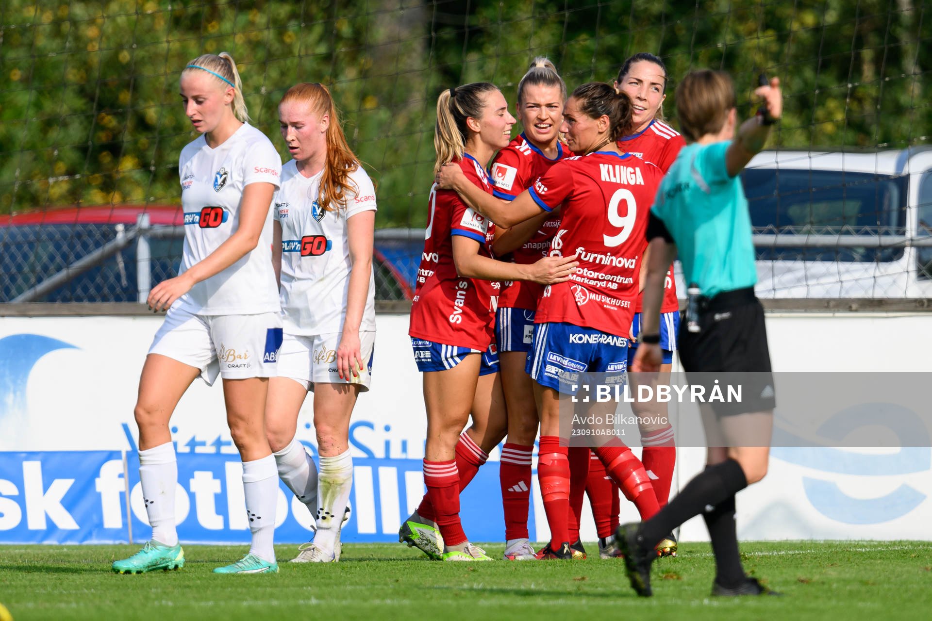 Vittsjös Charlotte Grant jublar
