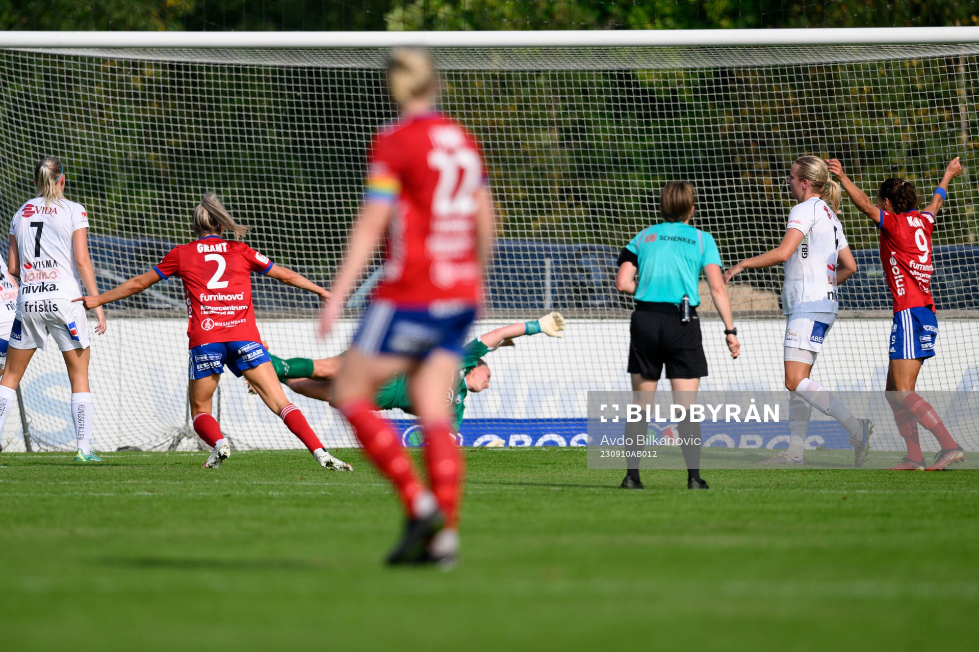 Vittsjös Charlotte Grant gör 1-0