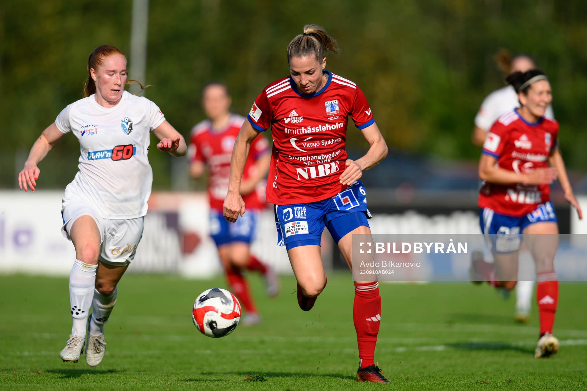 Vittsjös Clara Markstedt och Växjö DFFs Alexandra