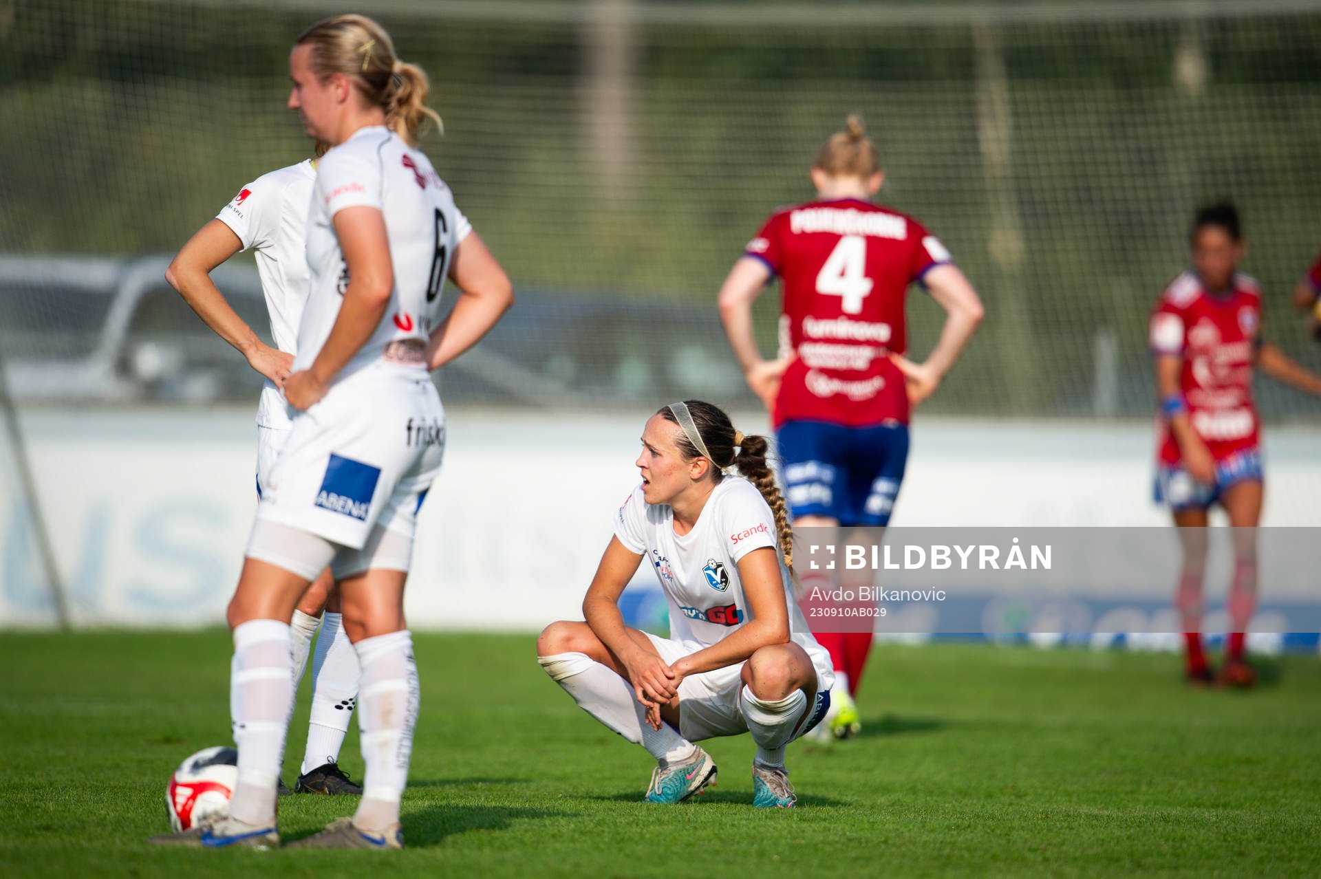 Växjö DFFs Larkin Russel deppar