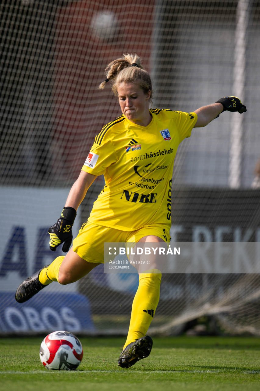 Vittsjös målvakt Elaine Margret Burdett