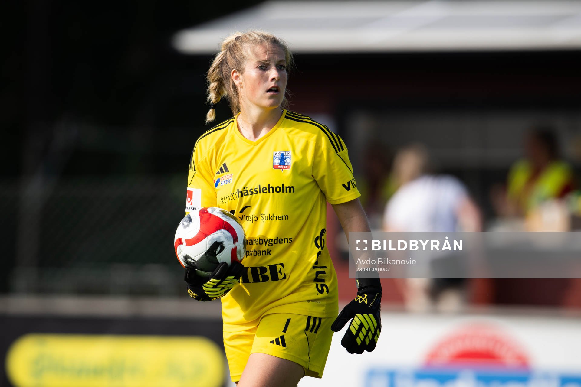 Vittsjös målvakt Elaine Margret Burdett