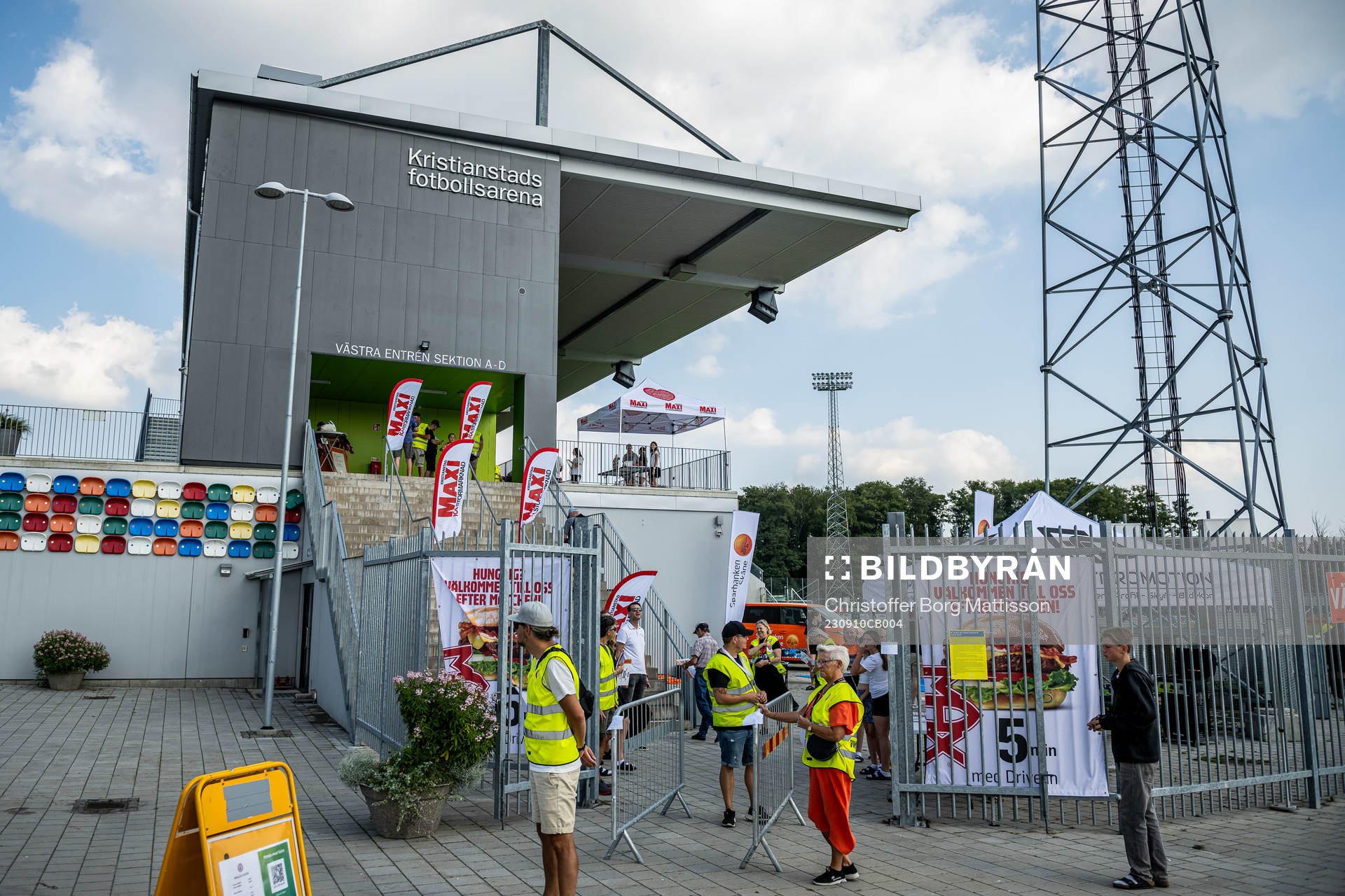 Kristianstad fotbollsarena exteriör