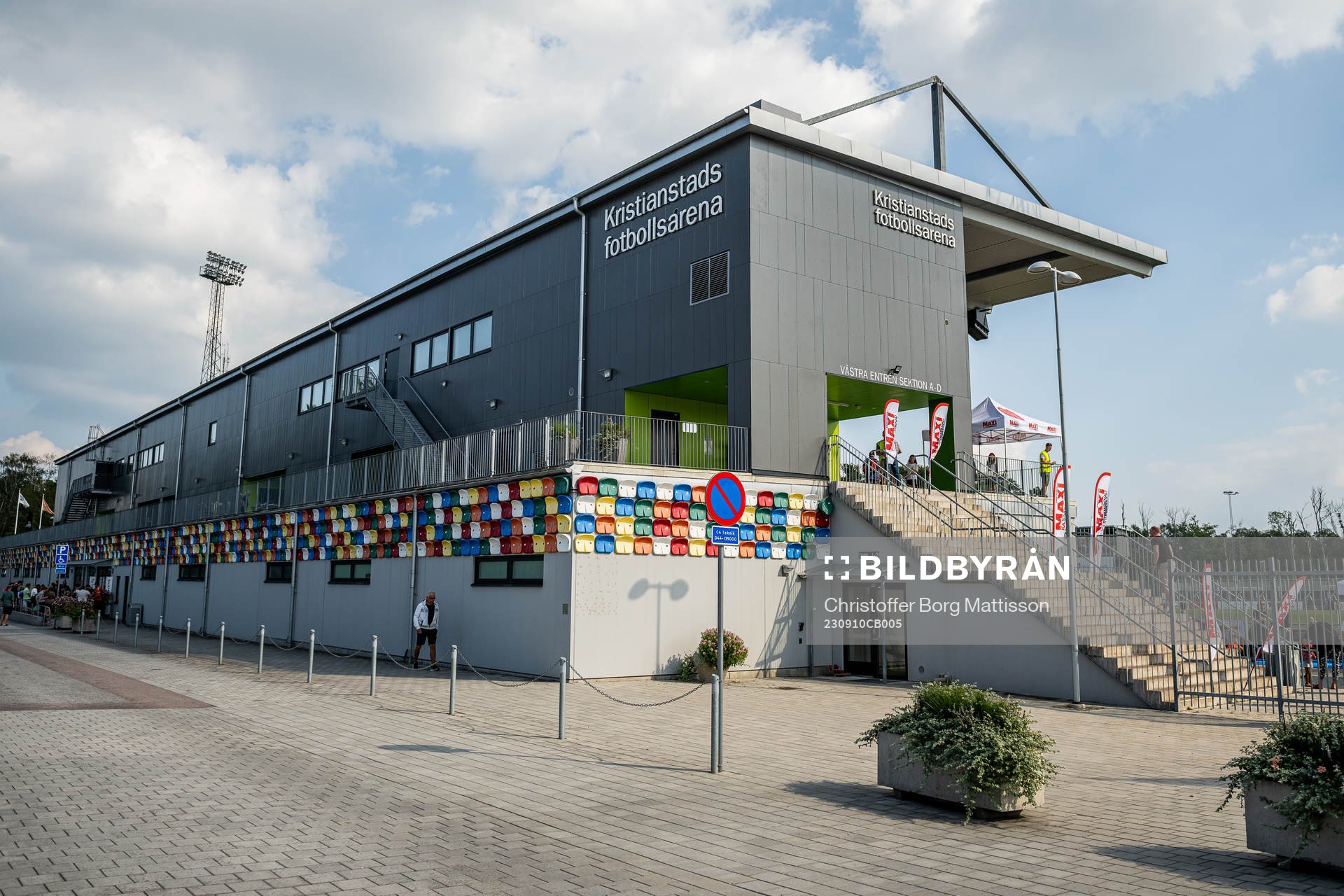 Kristianstad fotbollsarena exteriör