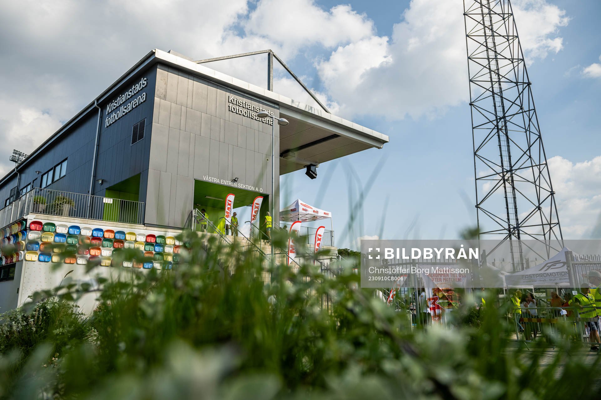 Kristianstad fotbollsarena exteriör