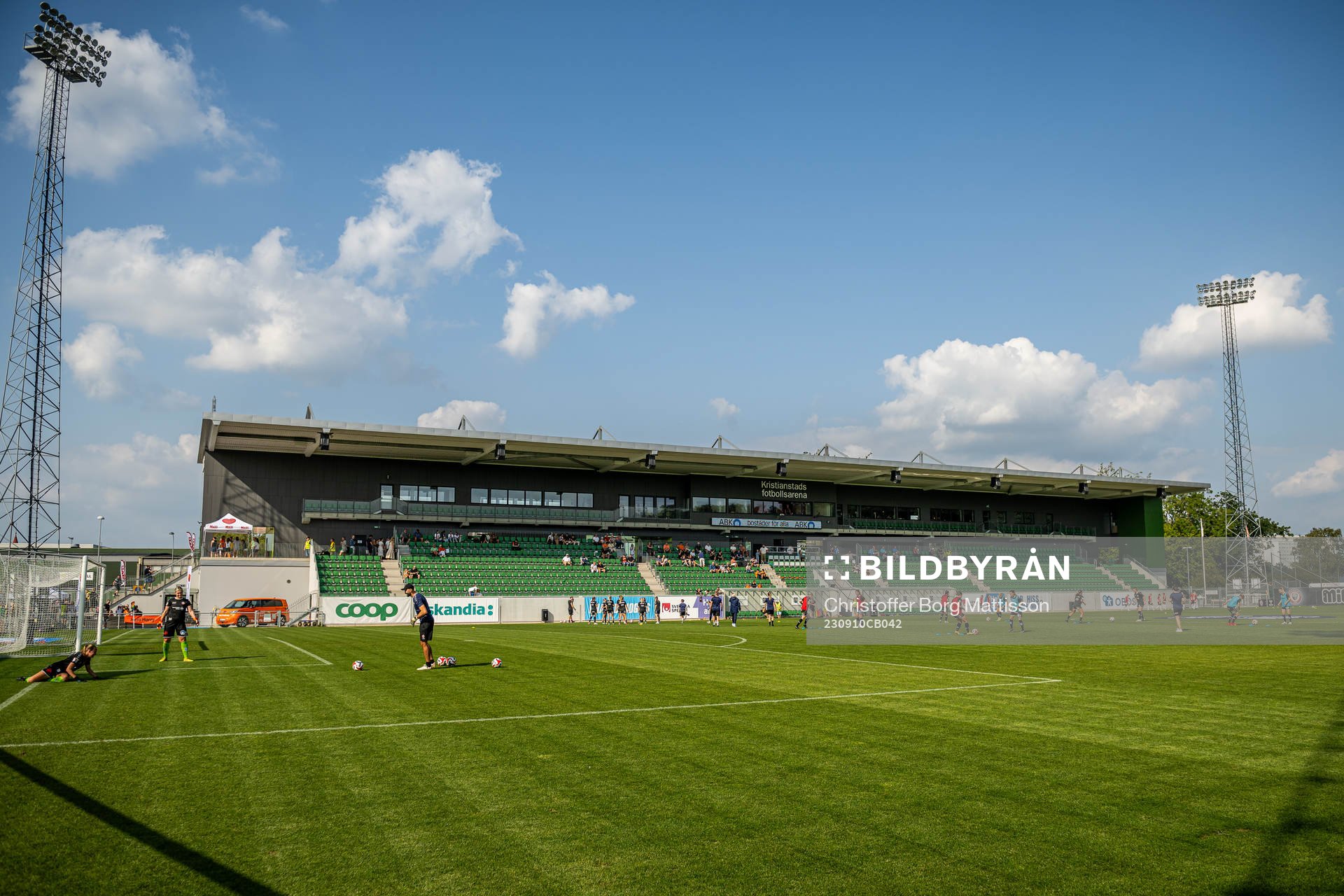 Kristianstad fotbollsarena exteriör