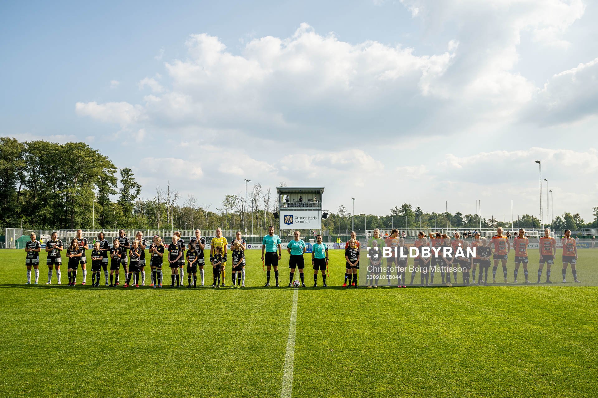 Piteås och Kristianstads spelare