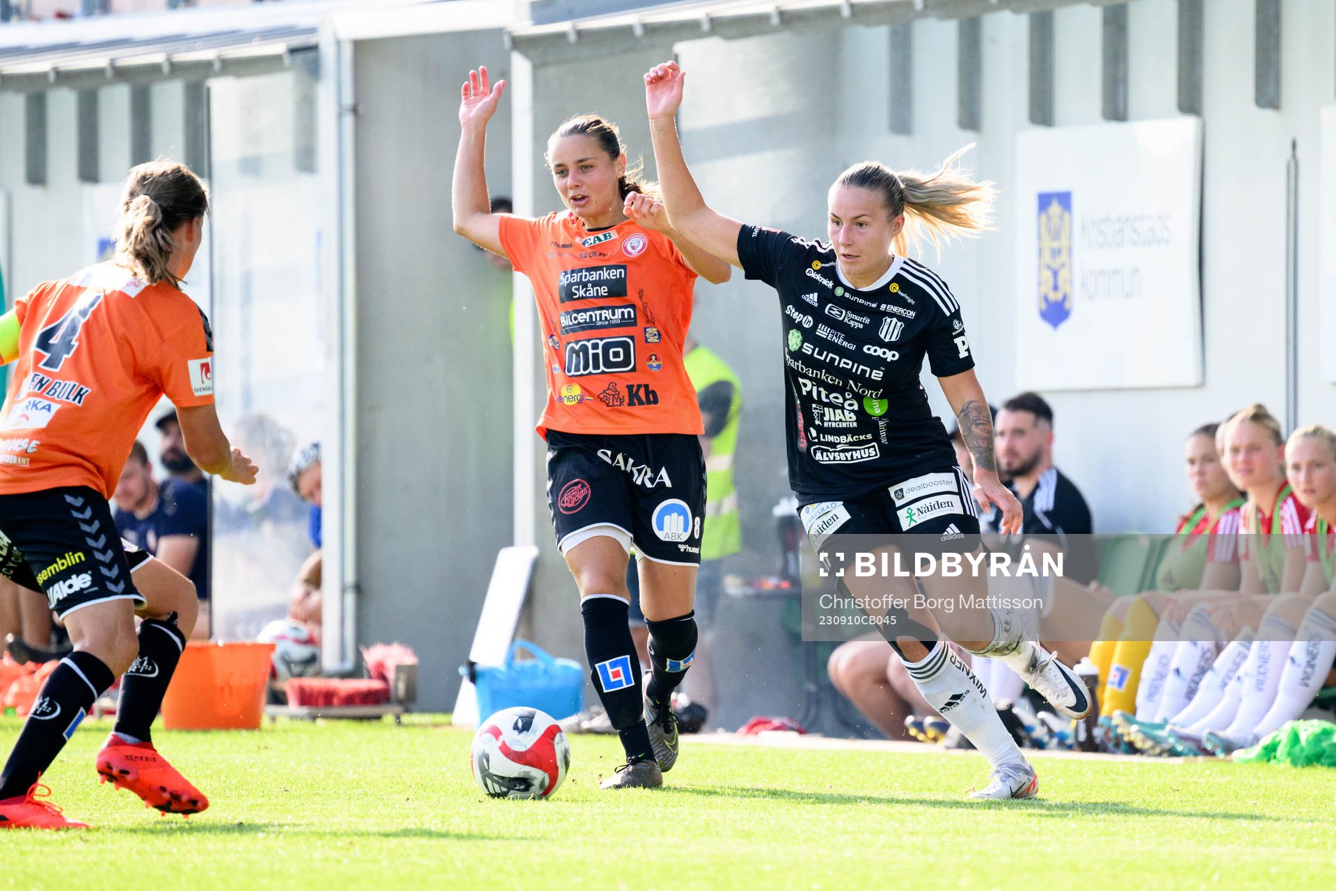 Kristianstads Alice Nilsson och Piteås Selina Henriksson