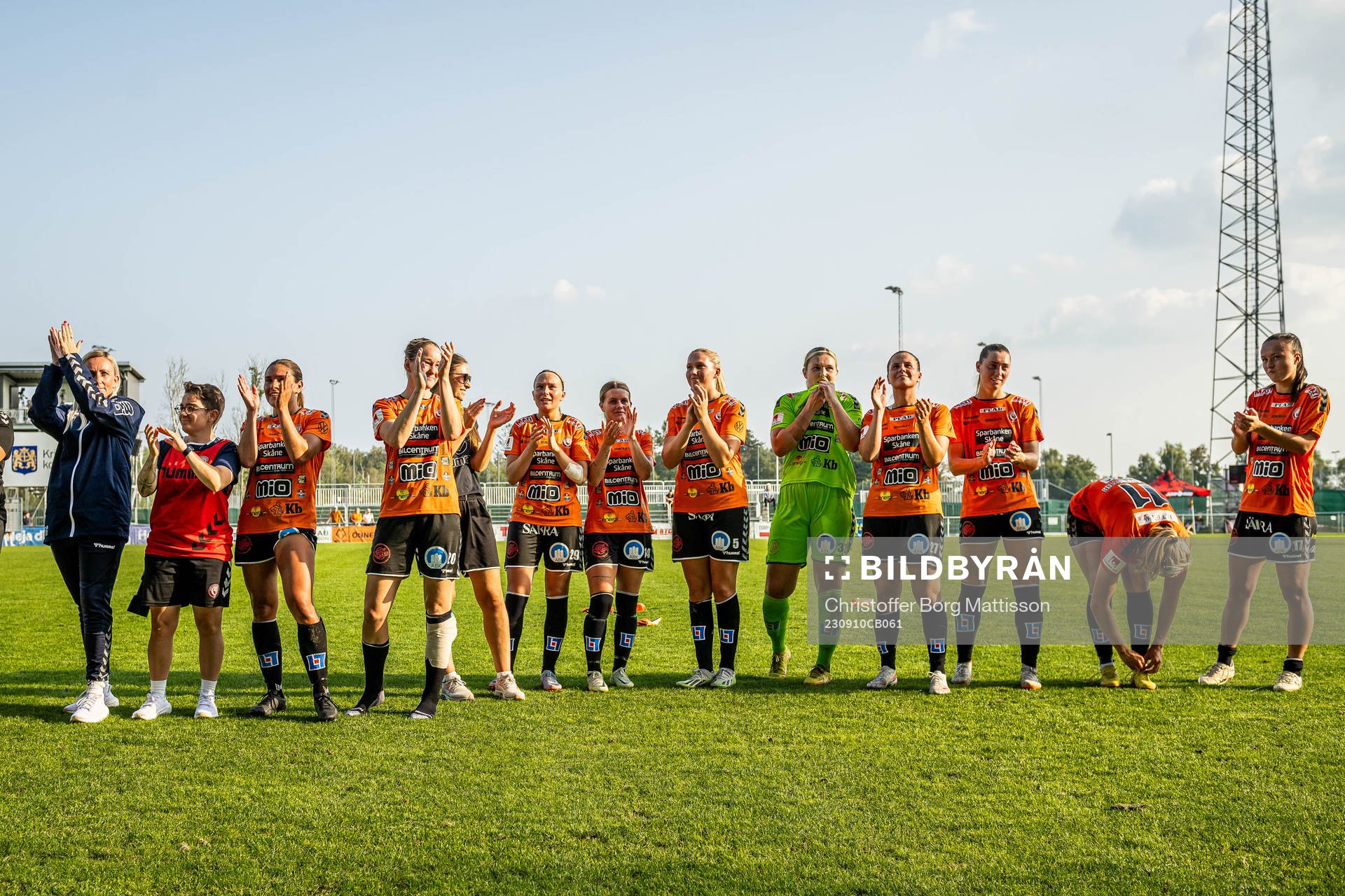 Kristianstads spelare jublar