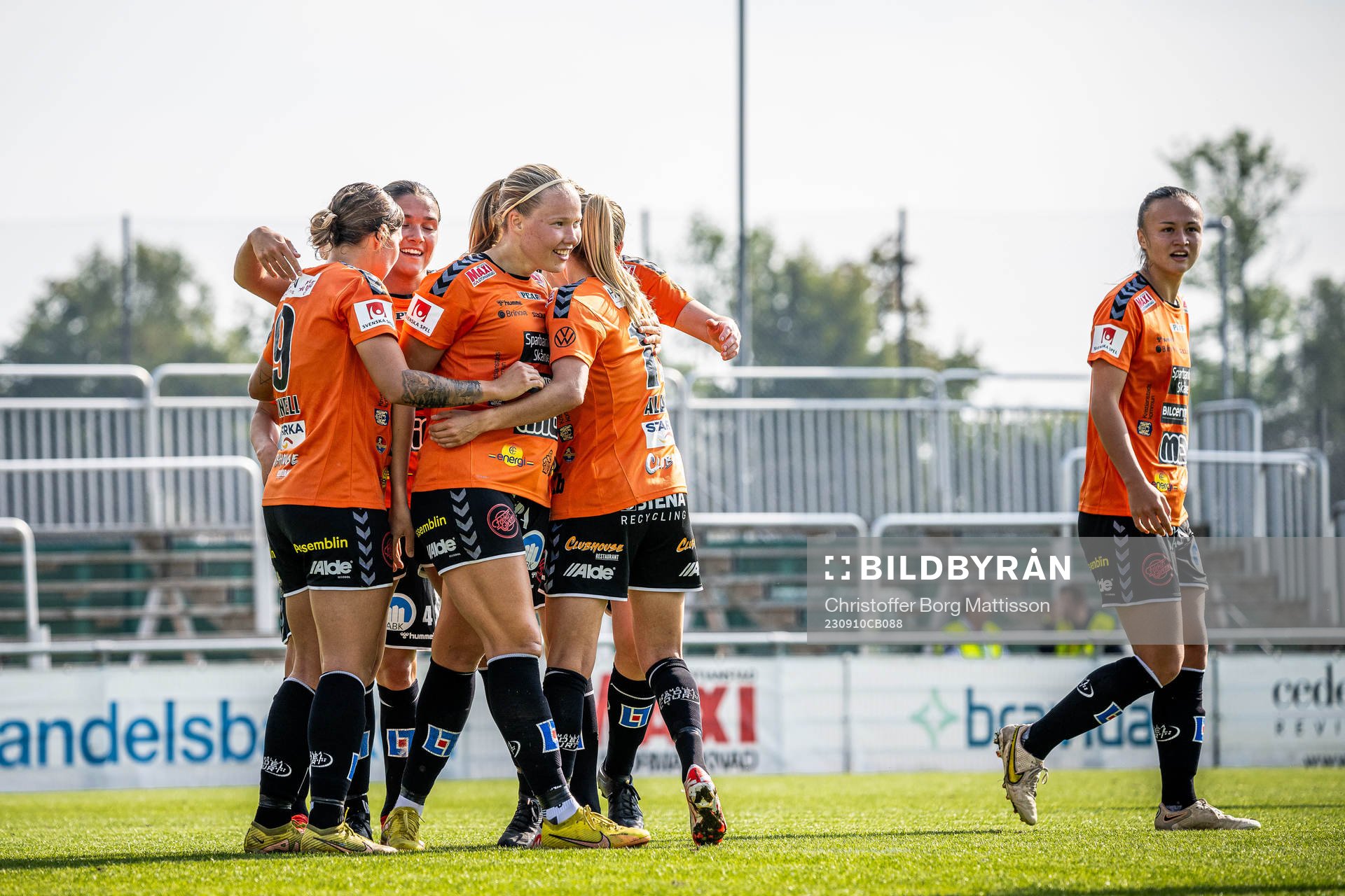 Kristianstads spelare jublar