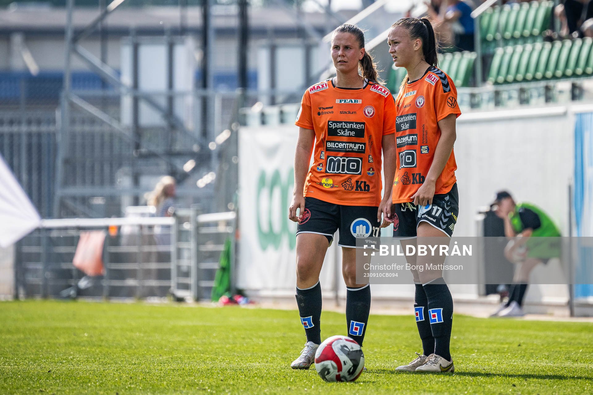 Kristianstads Josefin Harrysson och Amy Sayer