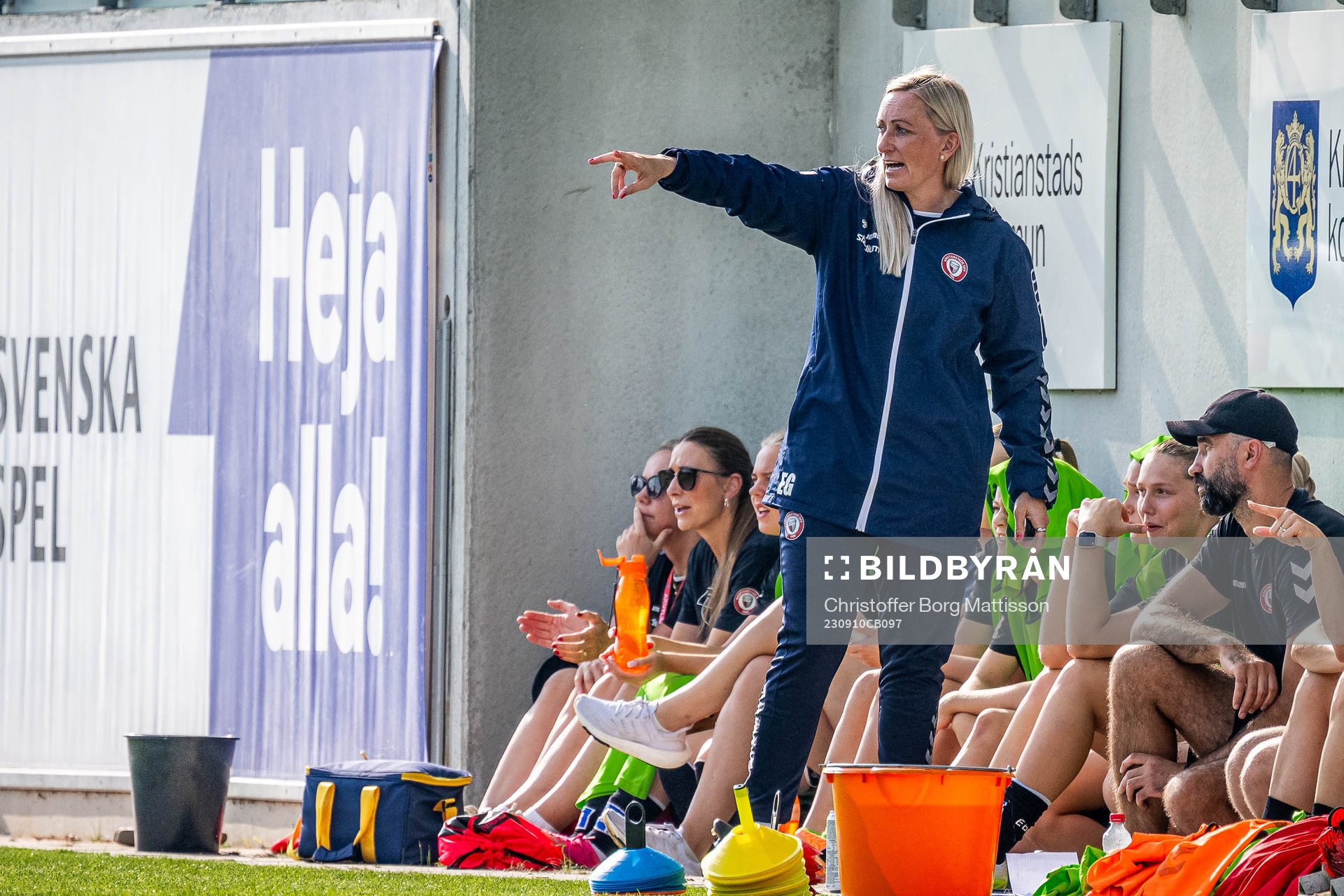 Kristianstads tränare Elisabet Gunnarsdottir