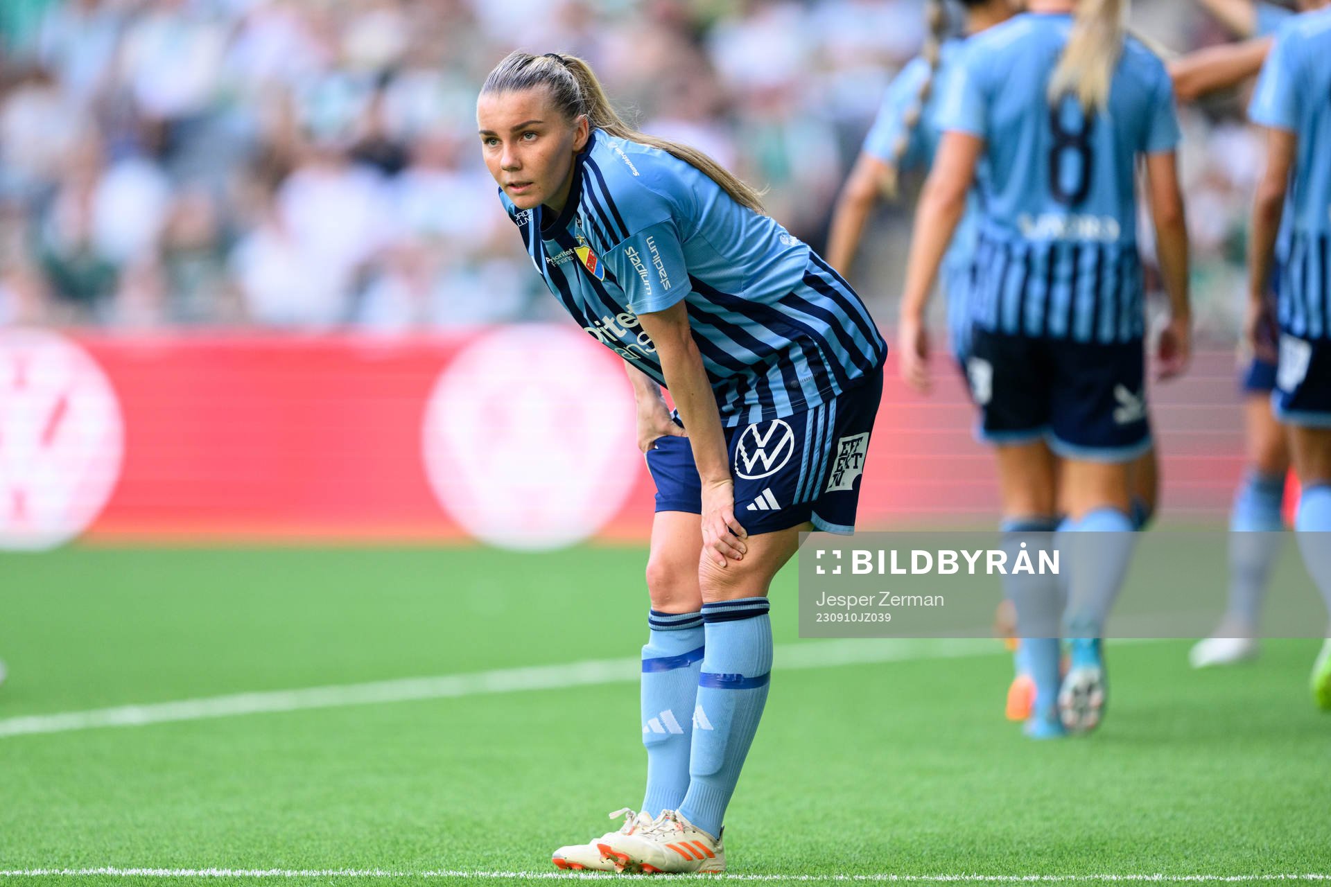 Djurgårdens Ebba Hed deppar