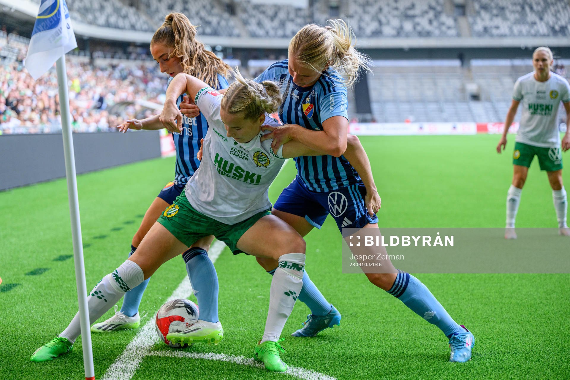 Hammarbys Eva Nyström, Djurgårdens Tilde Lindwall och