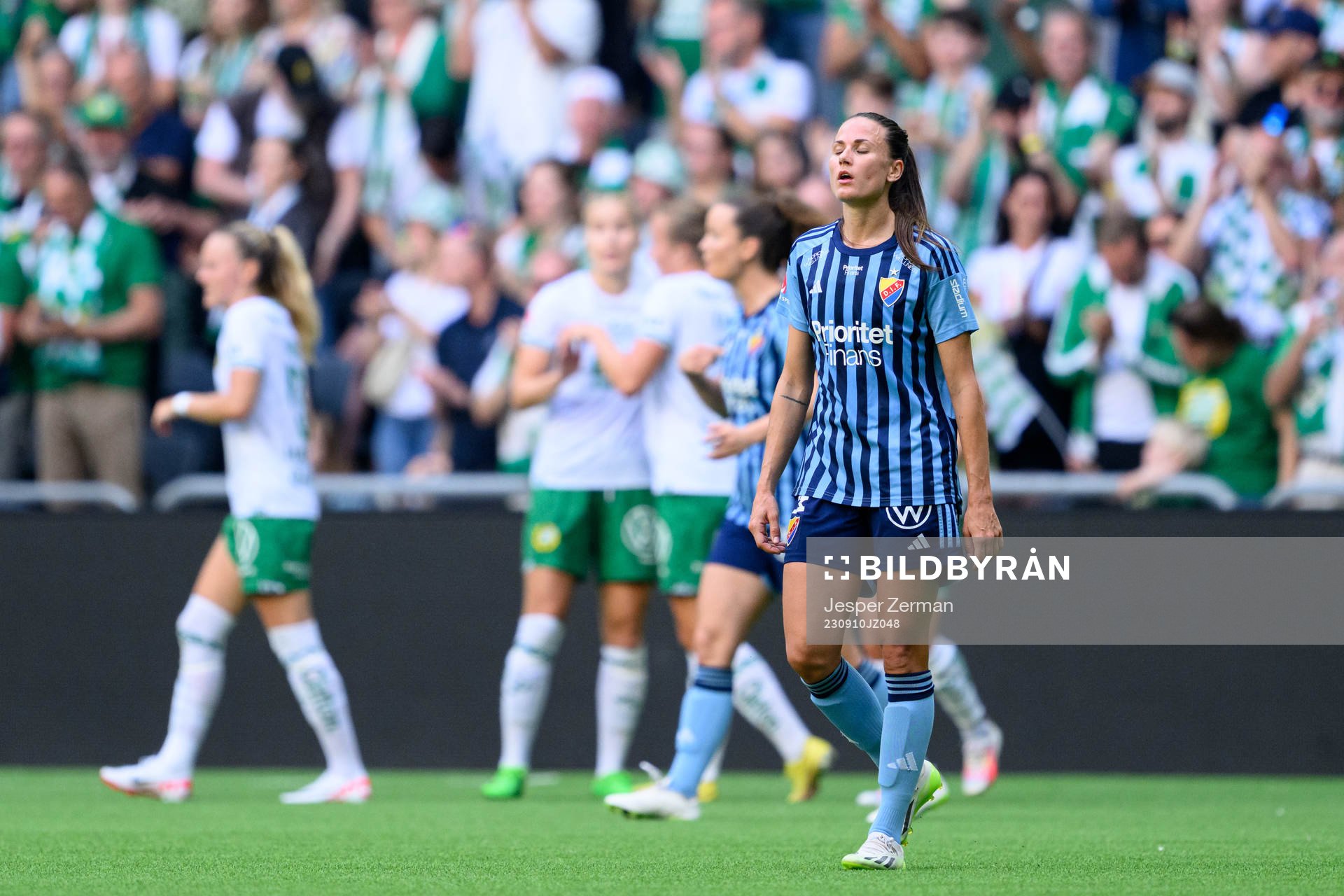 Djurgårdens Beata Kollmats deppar
