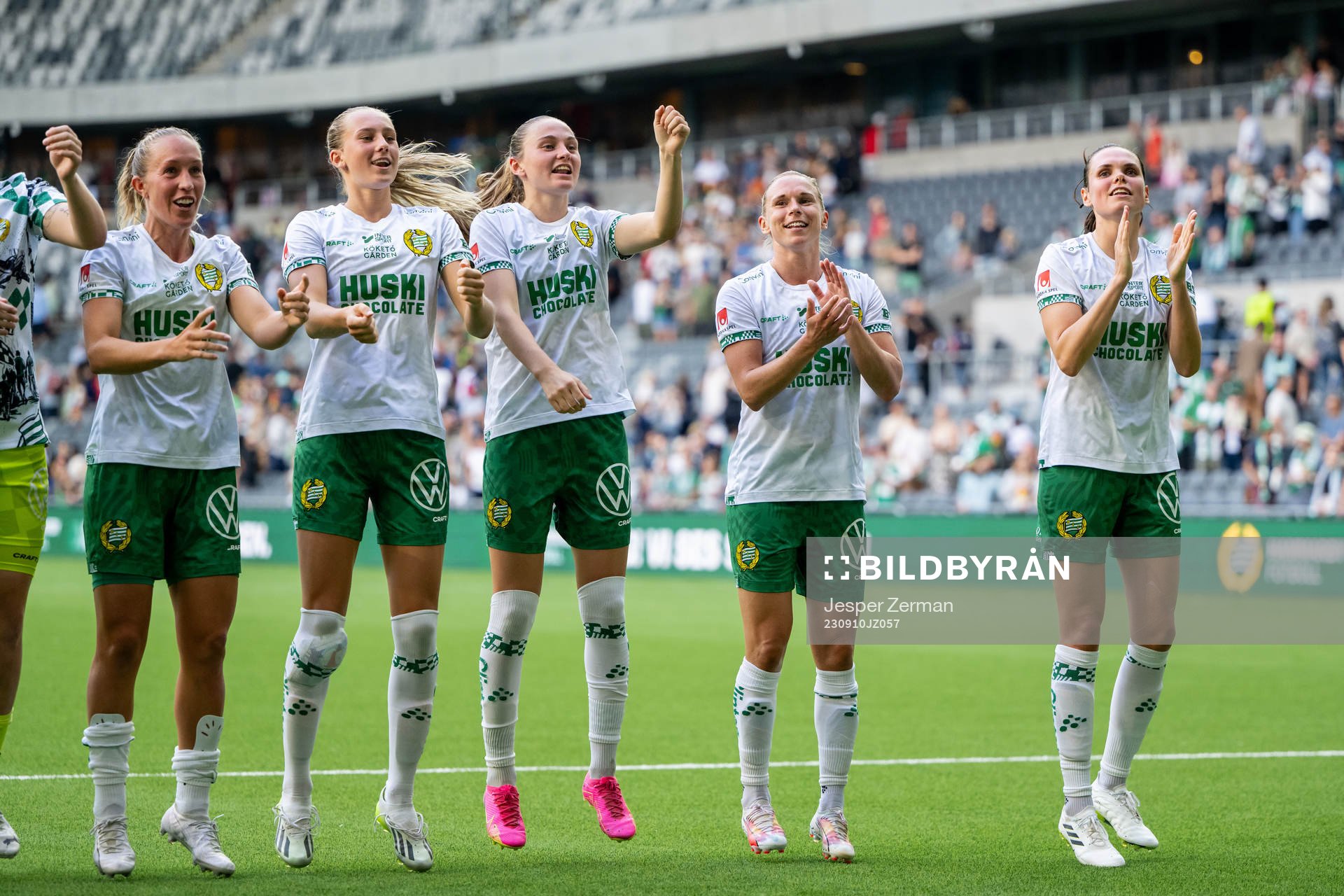 Hammarbys Julia Roddar, Ellen Wangerheim, Matilda Vinberg,