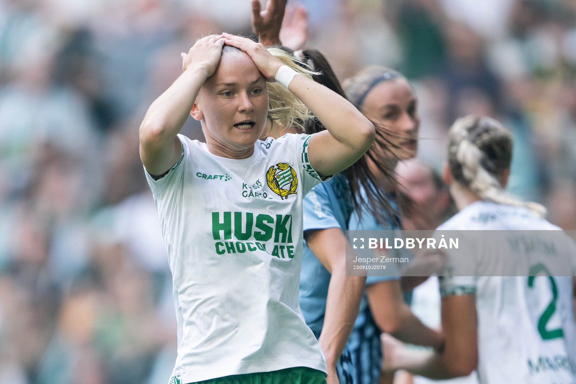 Hammarbys Matilda Vinberg deppar