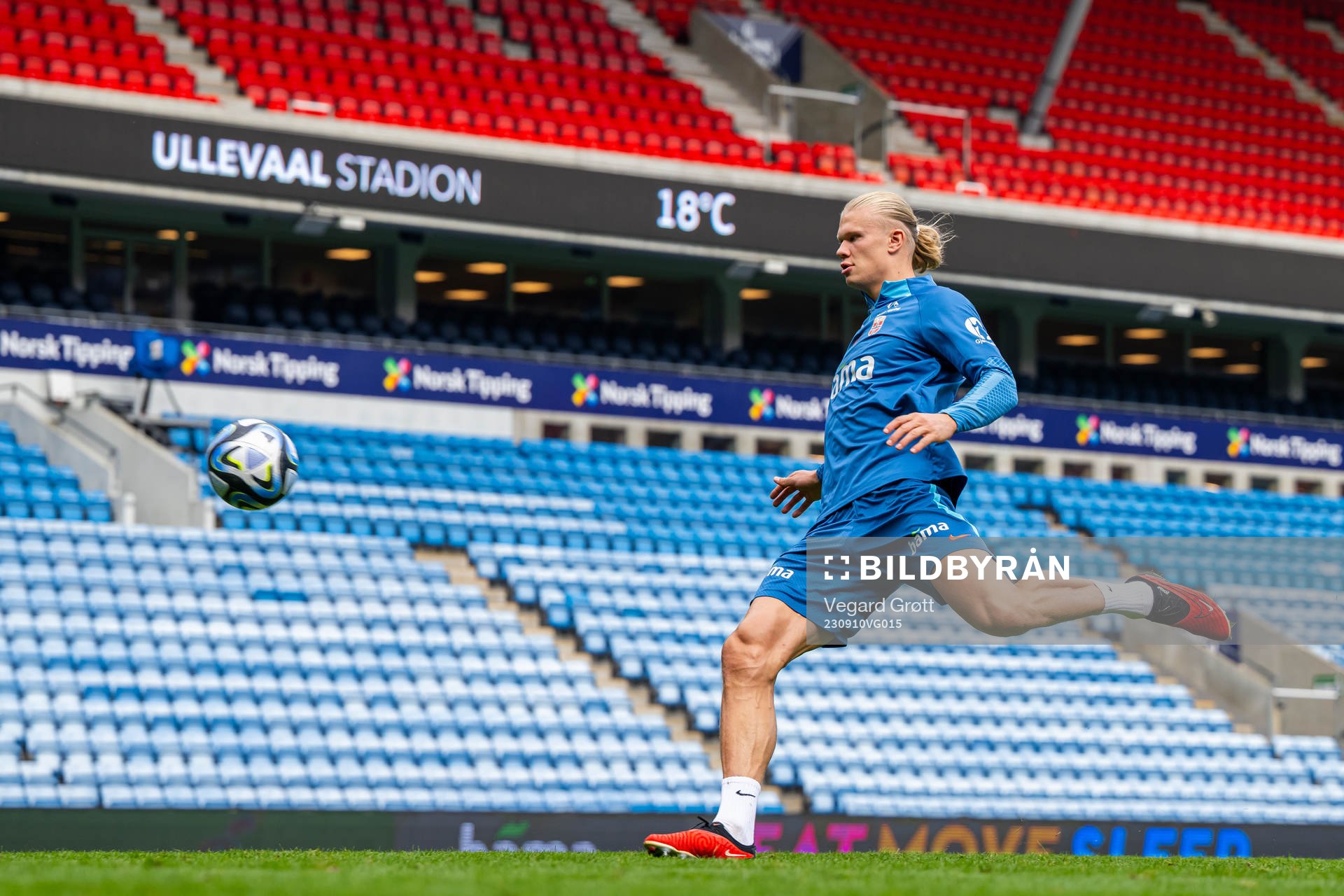 Erling Braut Haaland of the Norwegian national football team