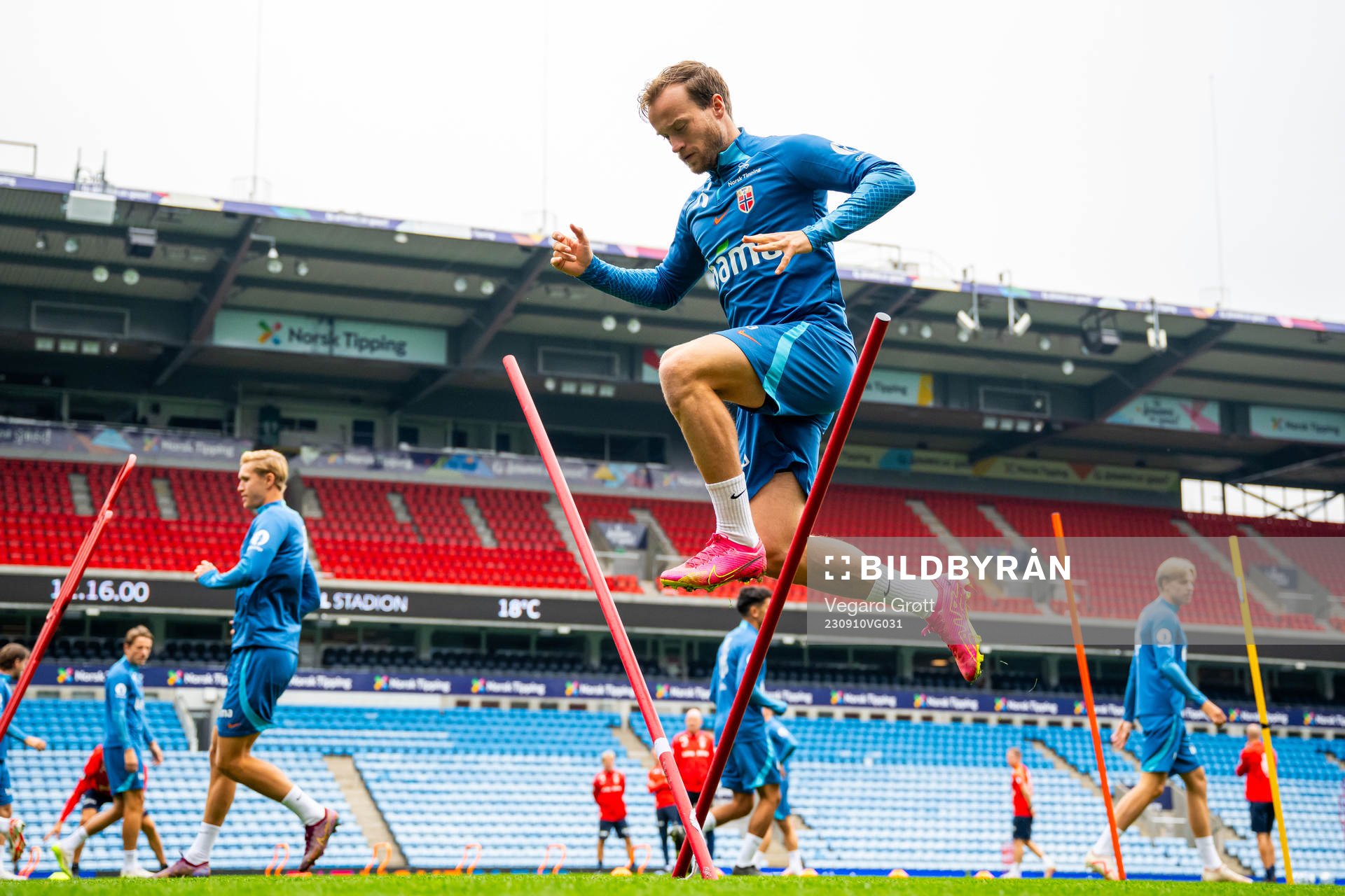 Bård Finne of the Norwegian national football team