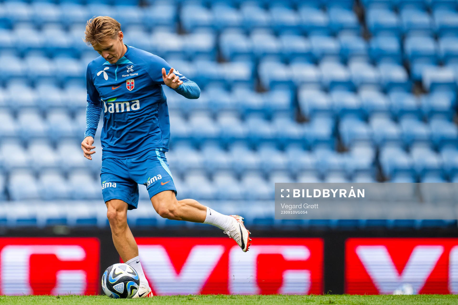 Martin Ødegaard of the Norwegian national football team