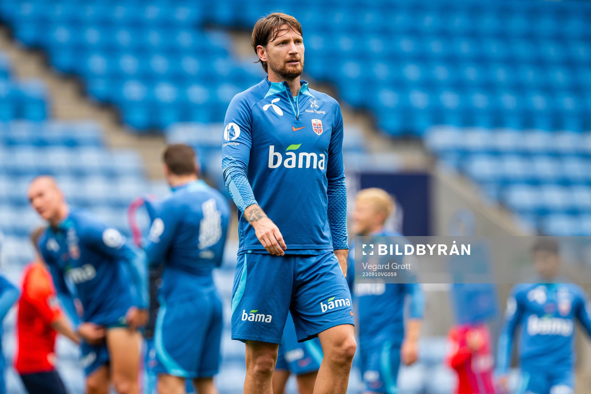 Stefan Strandberg of the Norwegian national football team