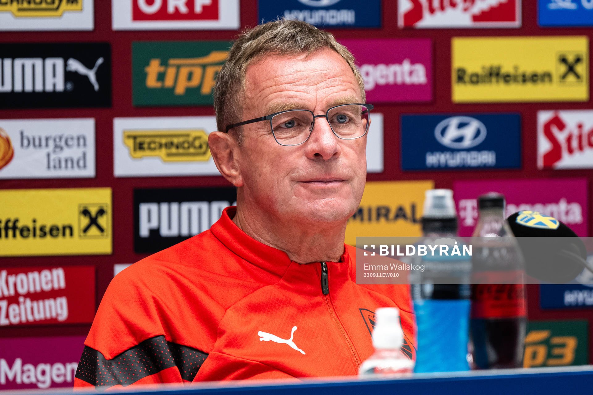 Ralf Rangnick, head coach of the Austrian national football