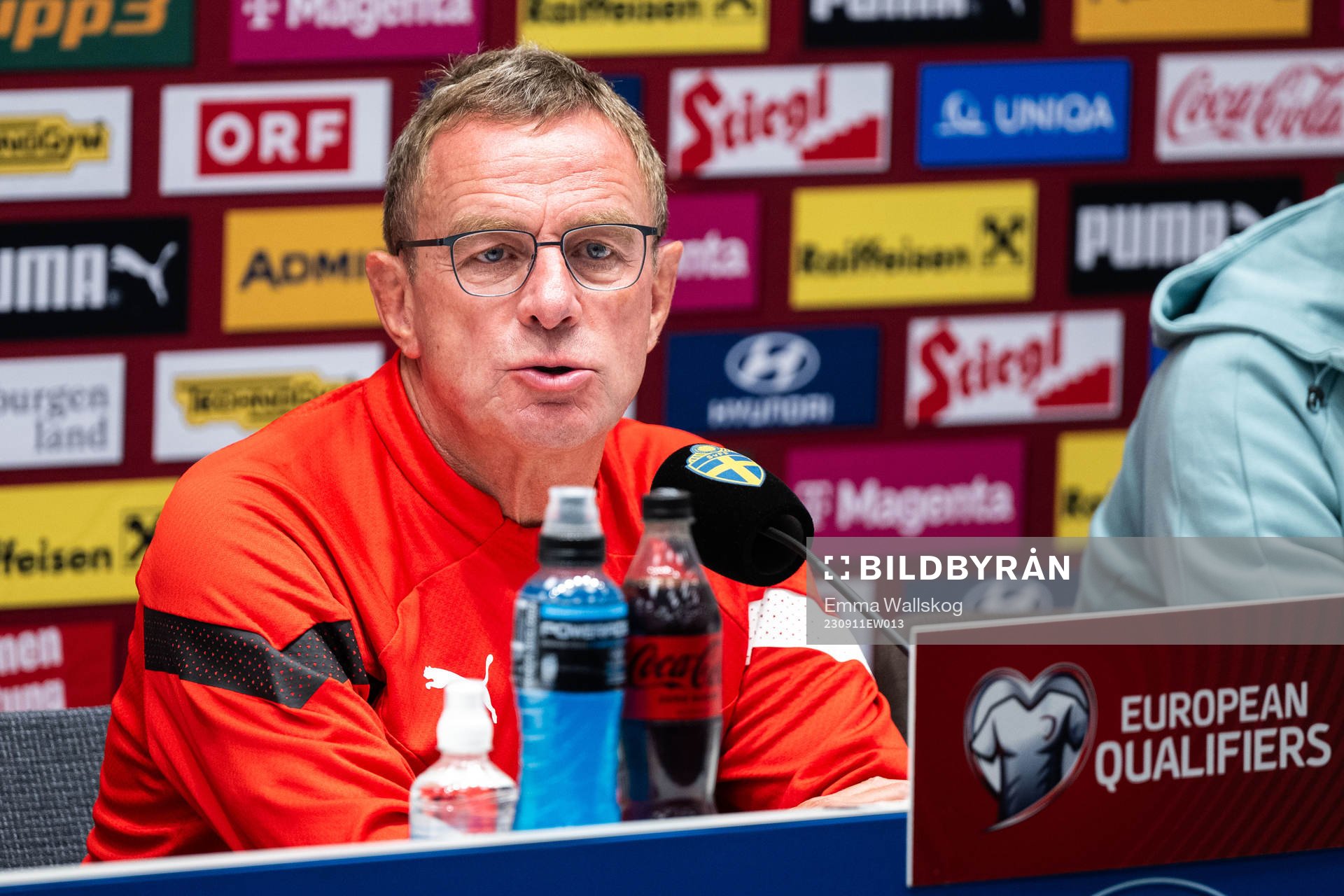 Ralf Rangnick, head coach of the Austrian national football