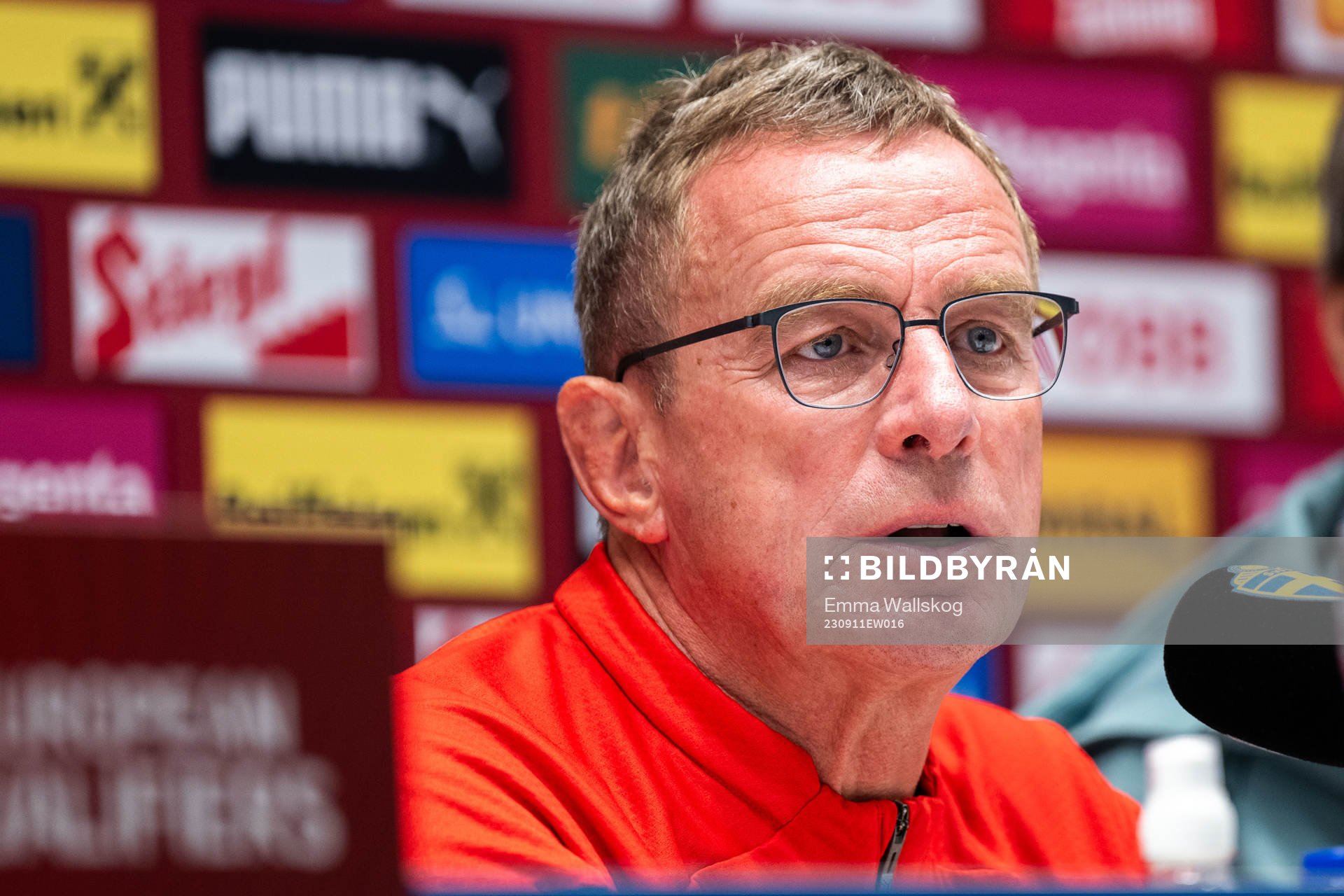 Ralf Rangnick, head coach of the Austrian national football