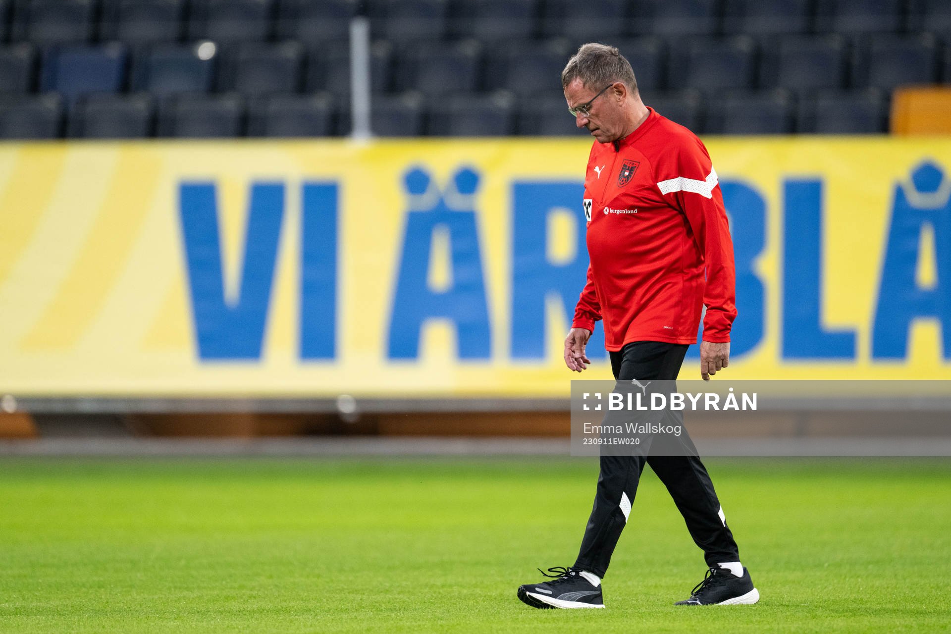 Ralf Rangnick, head coach of the Austrian national football