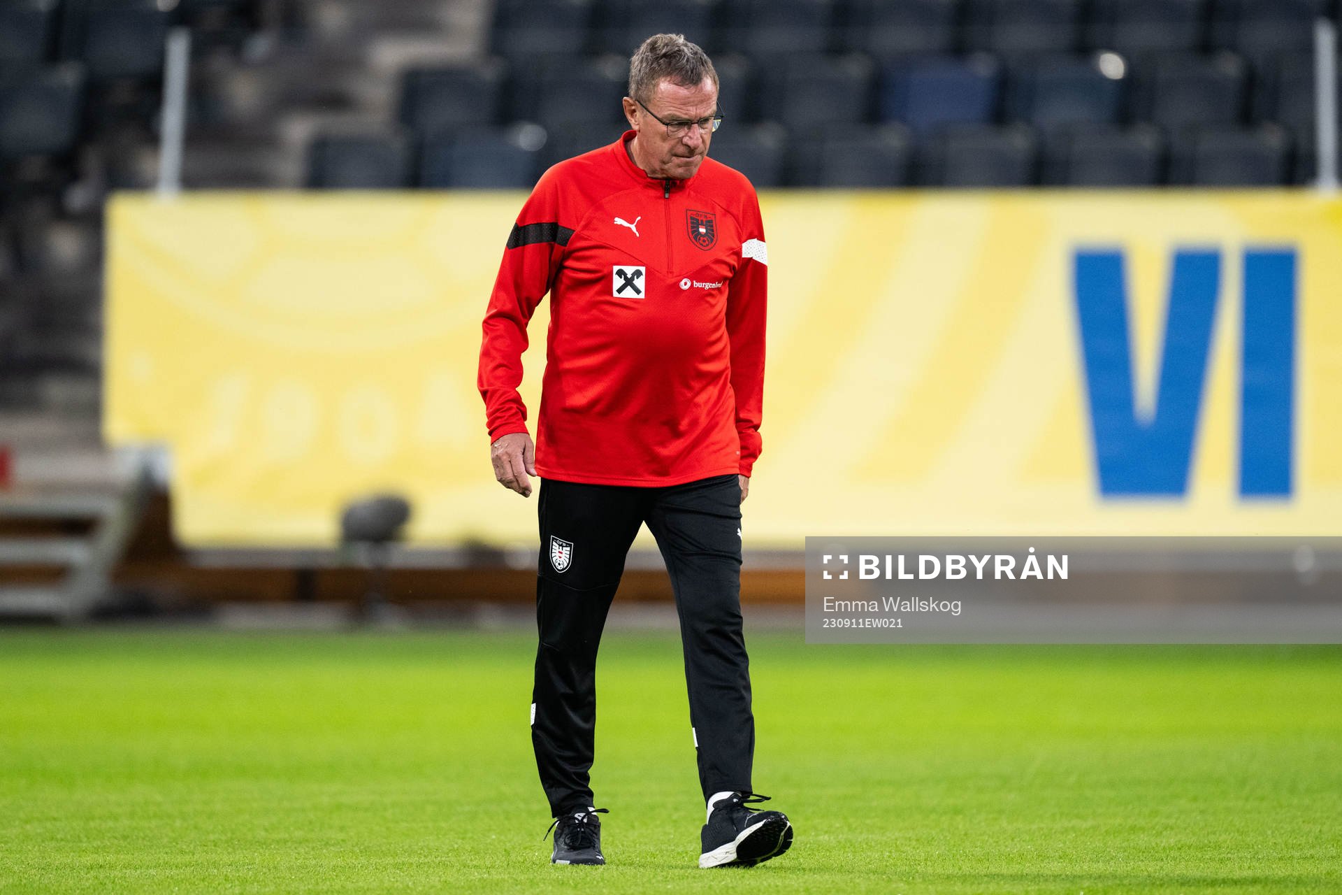 Ralf Rangnick, head coach of the Austrian national football