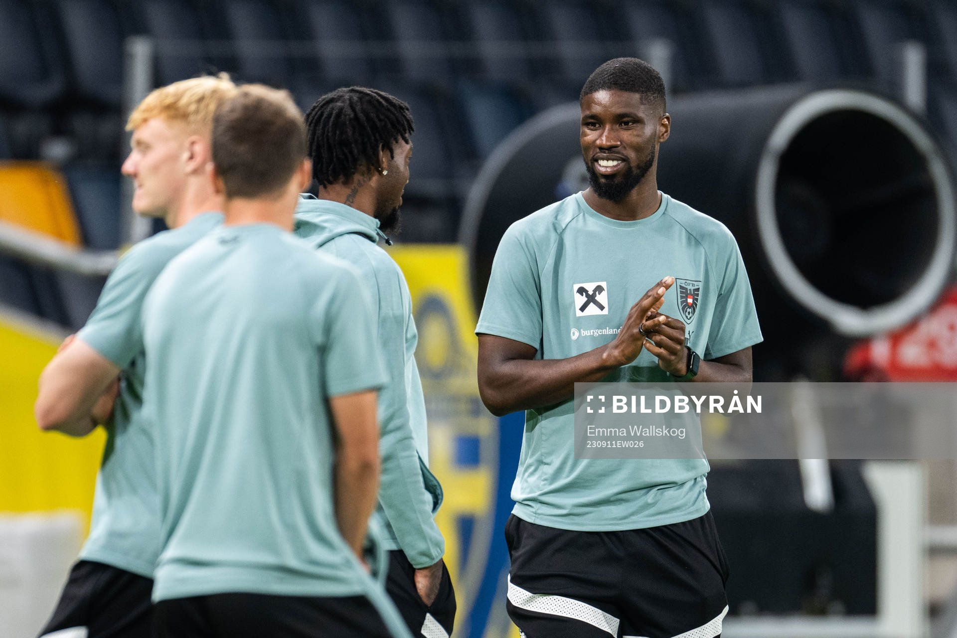 Kevin Danso of the Austrian national football team