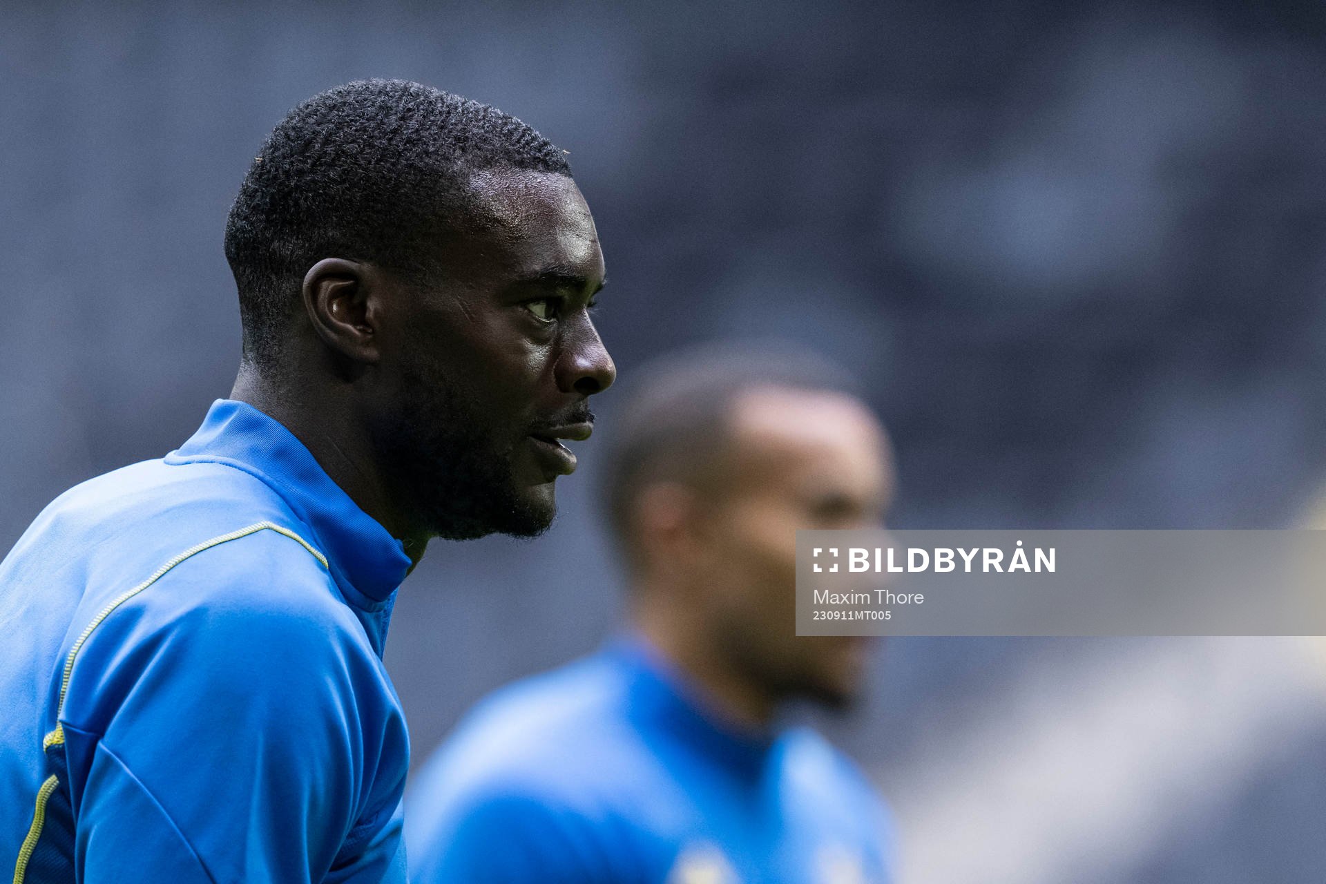 Ken Sema of the Swedish national football team at a