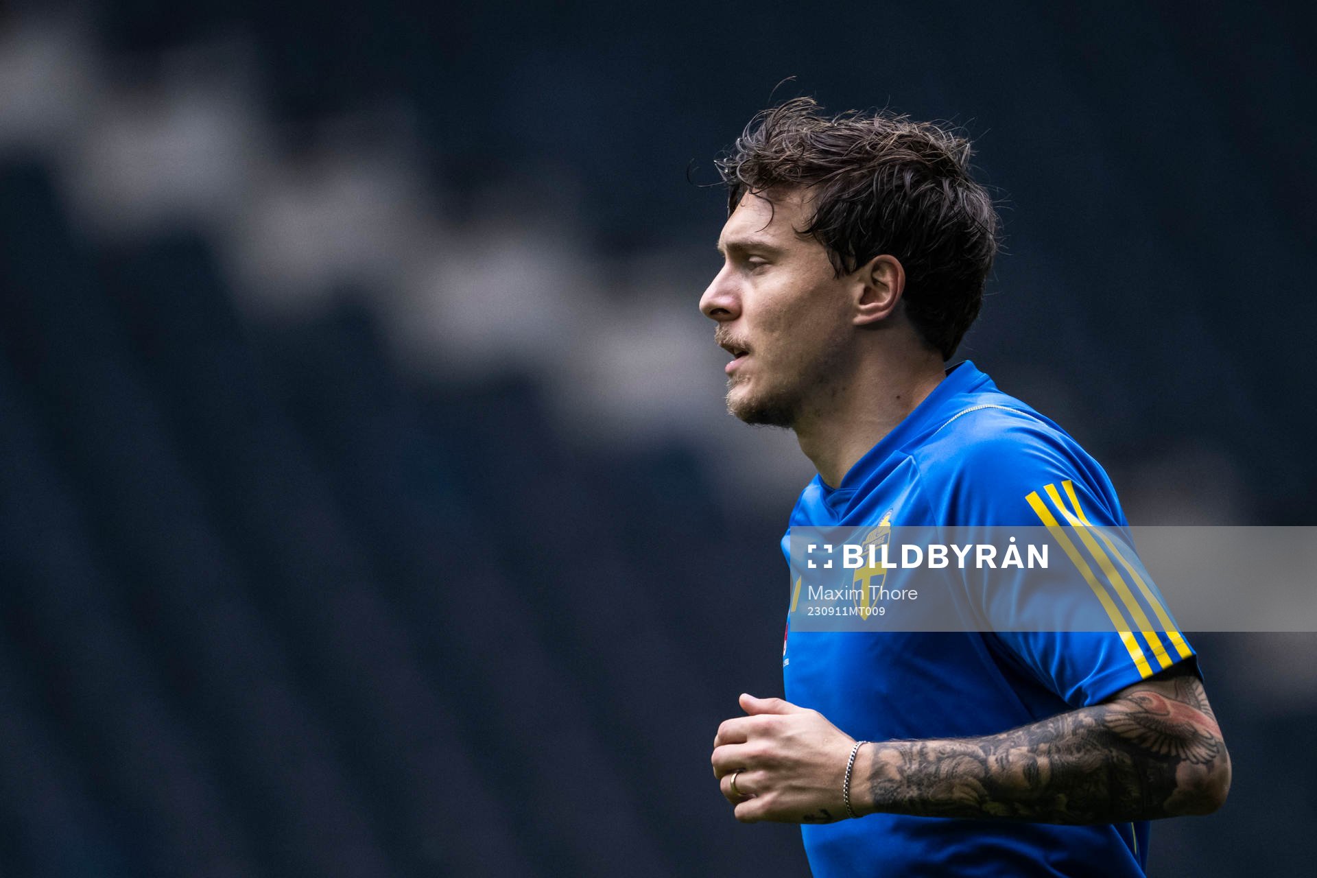 Victor Nilsson Lindelöf of the Swedish national football