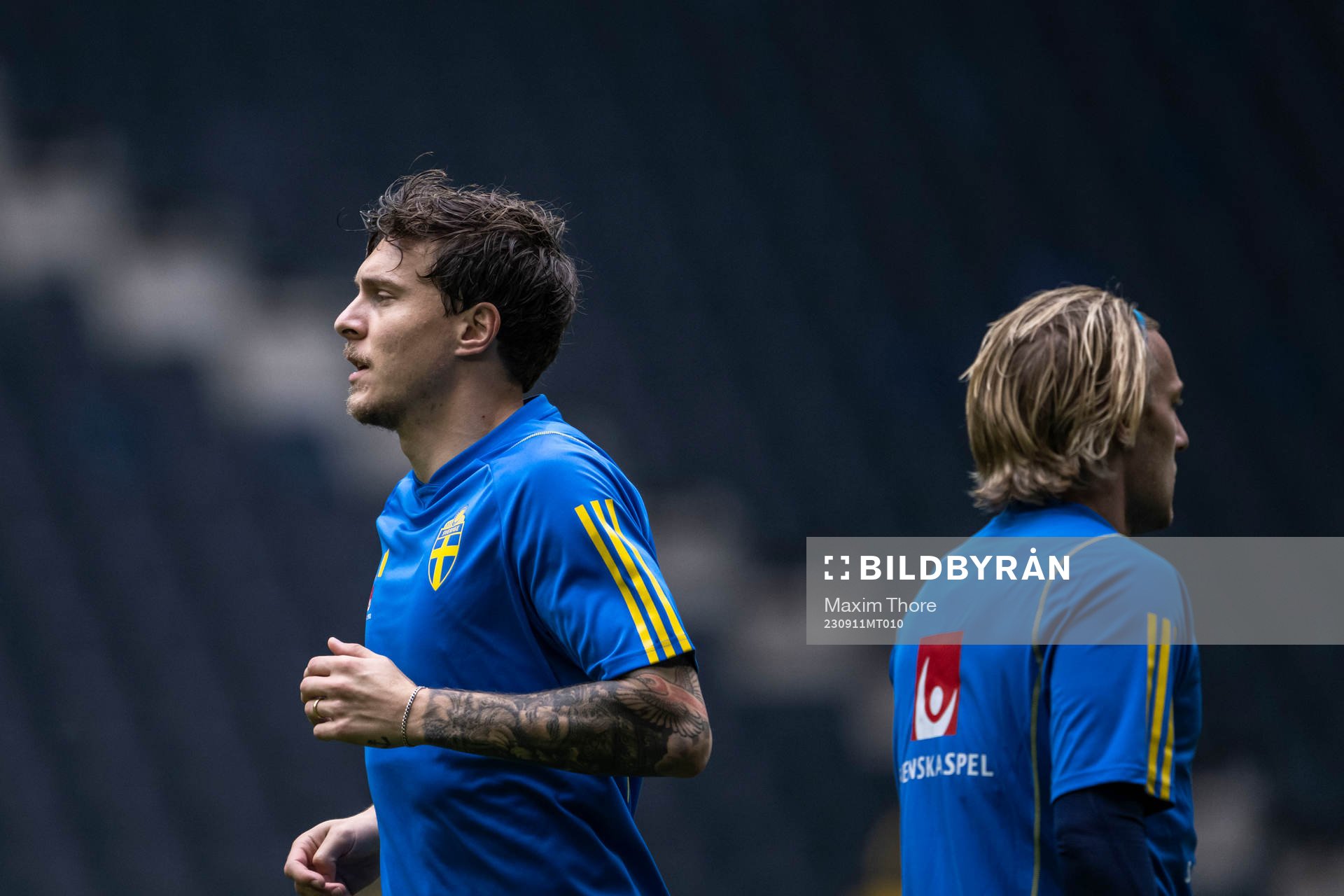 Victor Nilsson Lindelöf of the Swedish national football
