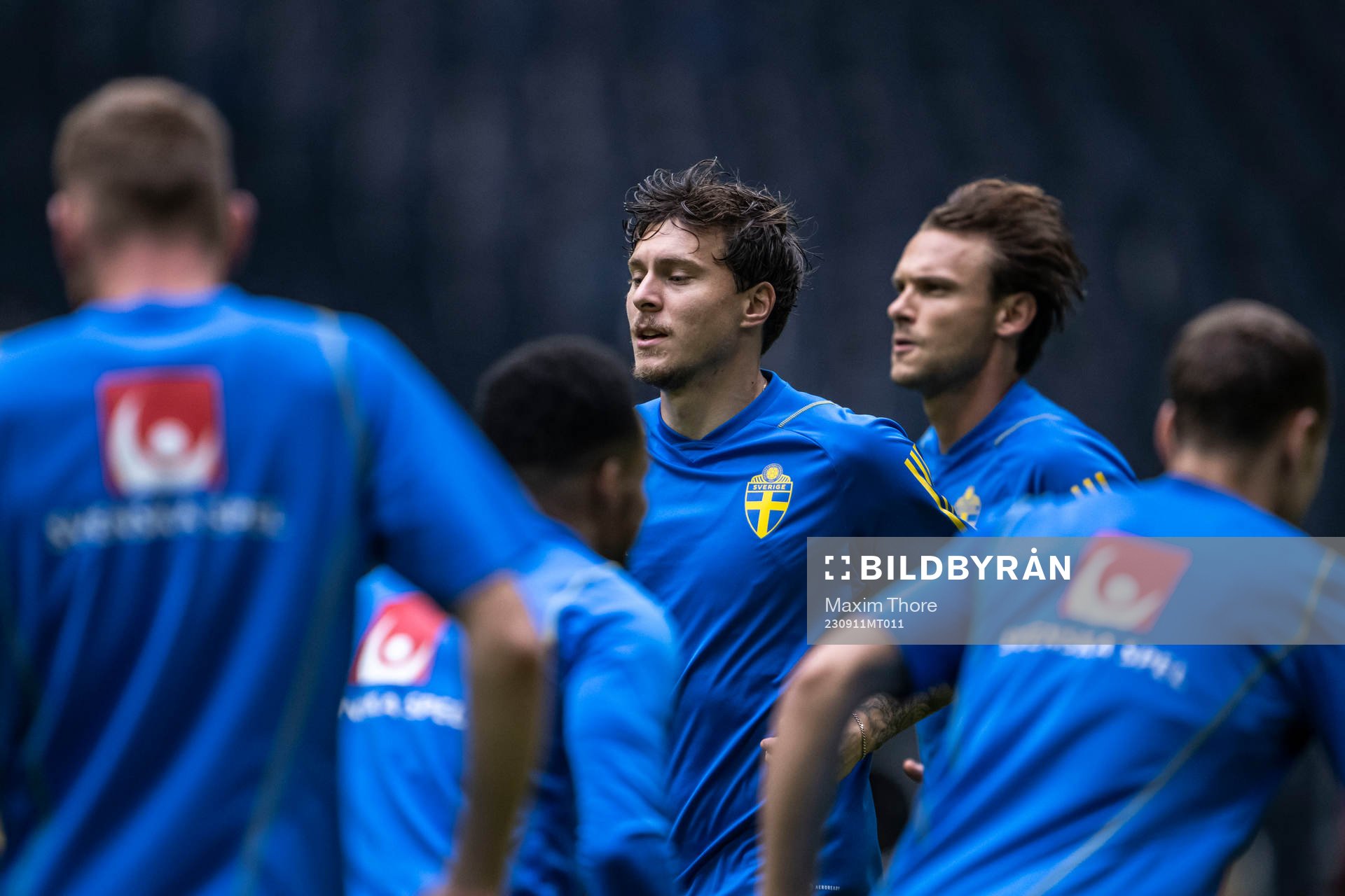 Victor Nilsson Lindelöf and Albin Ekdal of the Swedish