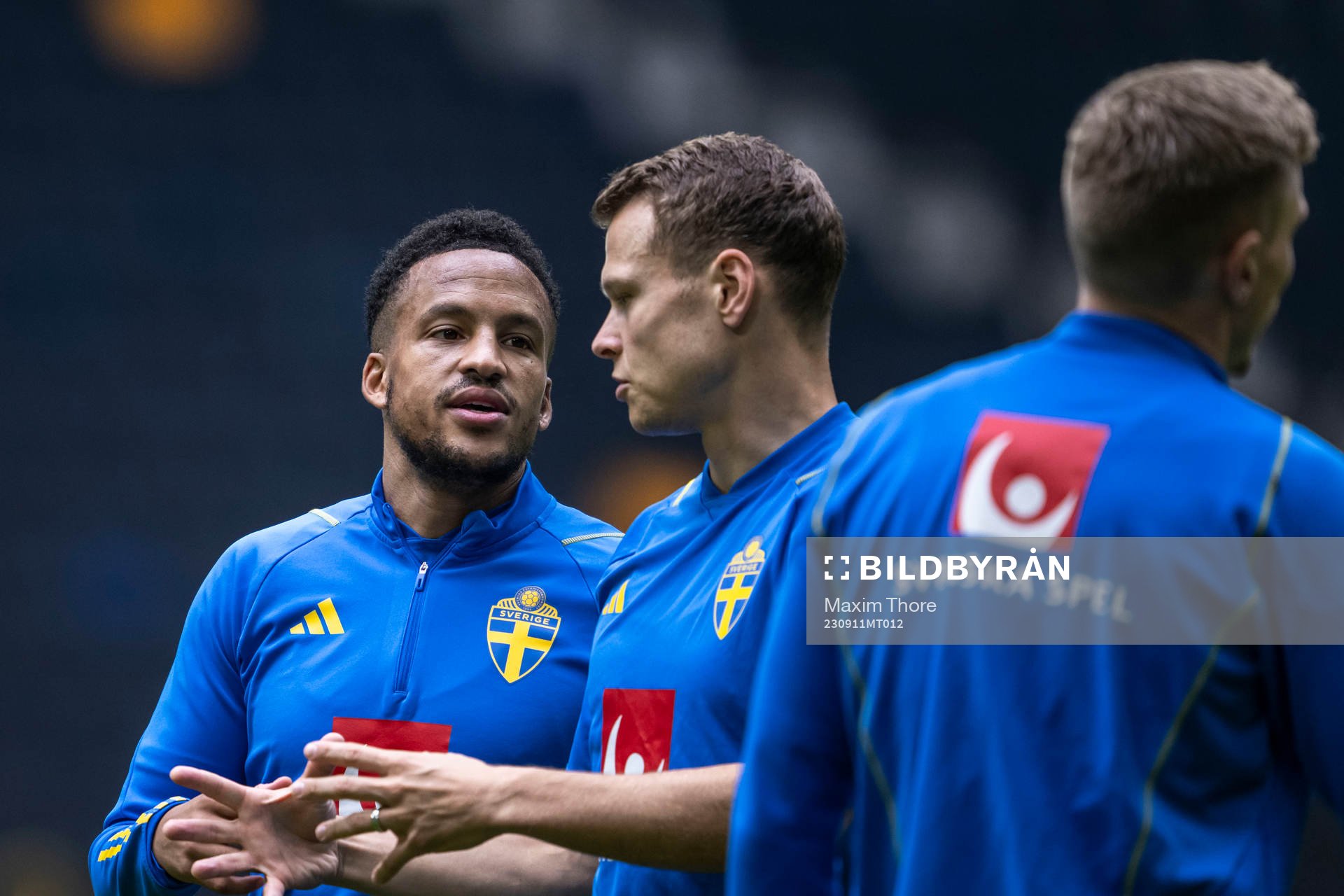 Martin Olsson and Viktor Claesson of the Swedish national