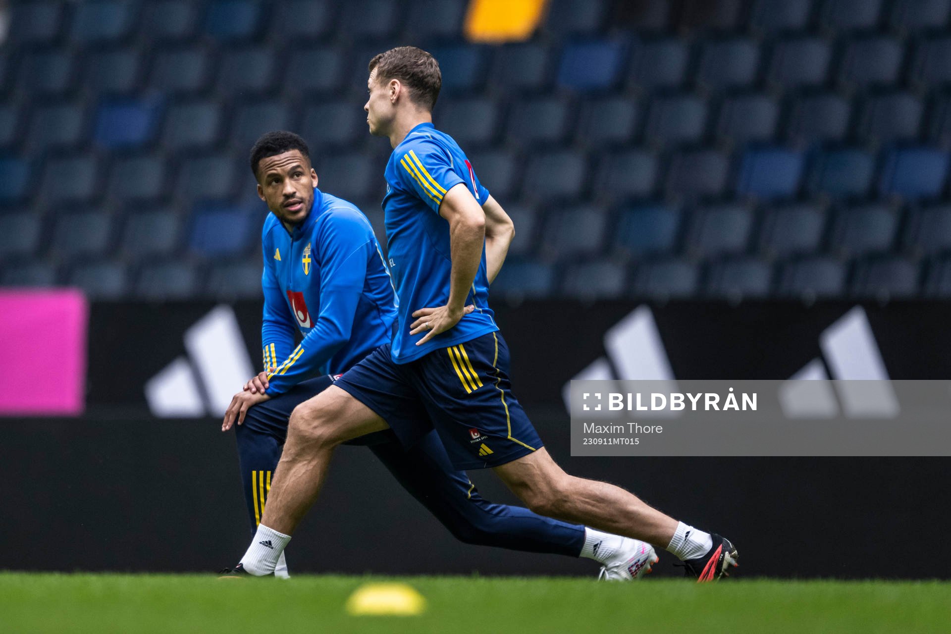 Martin Olsson of the Swedish national football team at a