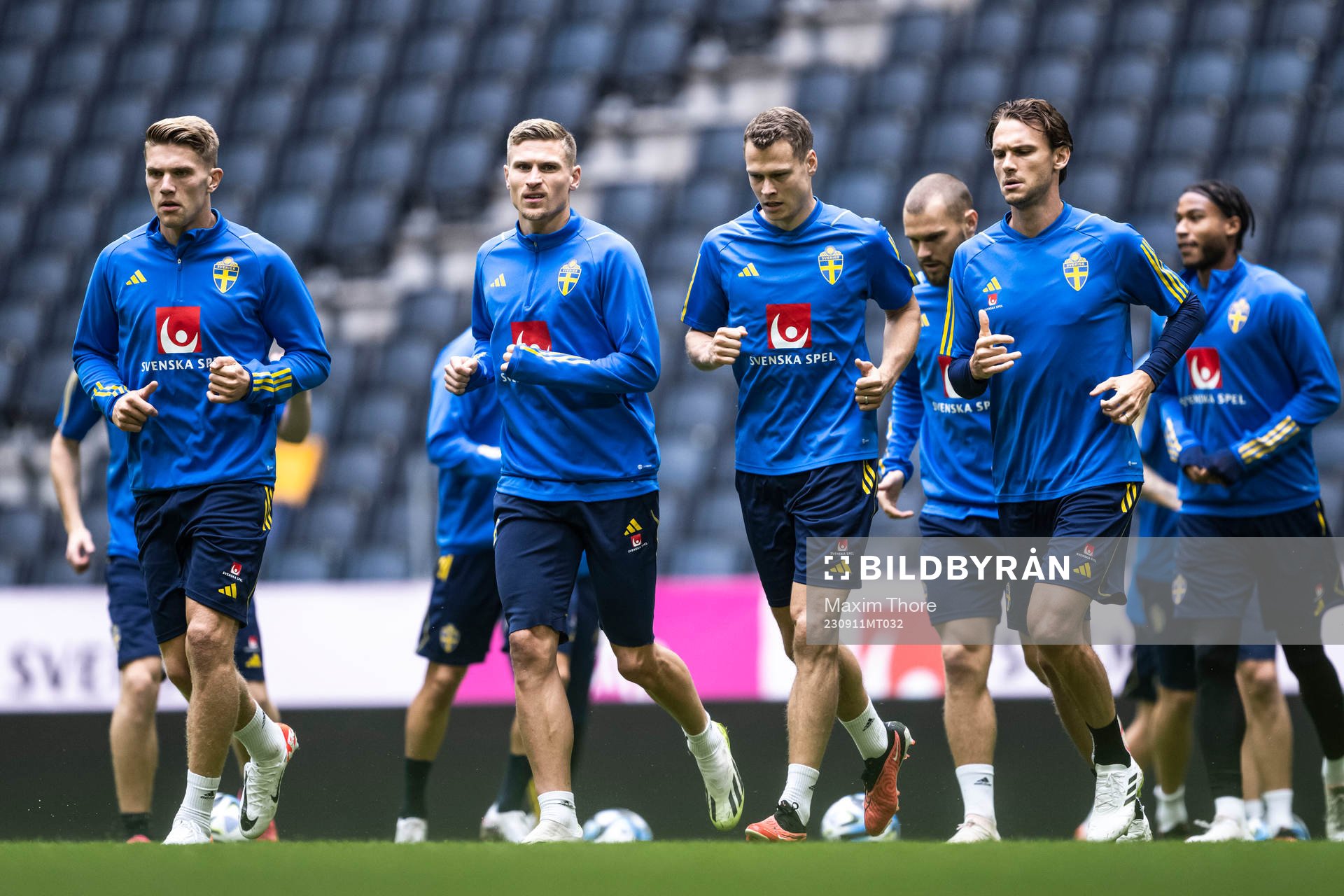 Viktor Gyökeres, Carl Starfelt, Viktor Claesson and Albin