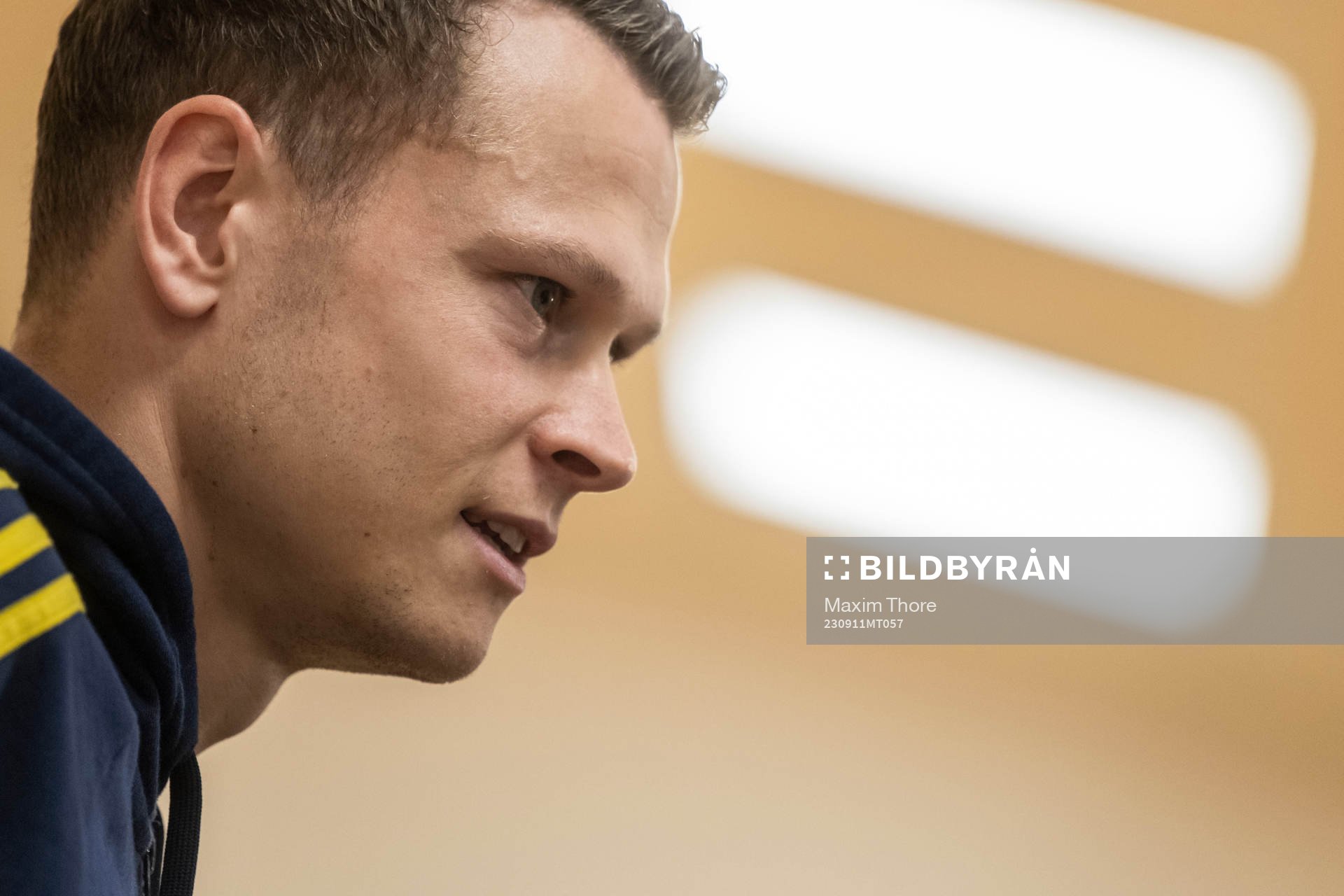 Viktor Claesson of the Swedish national football team at a